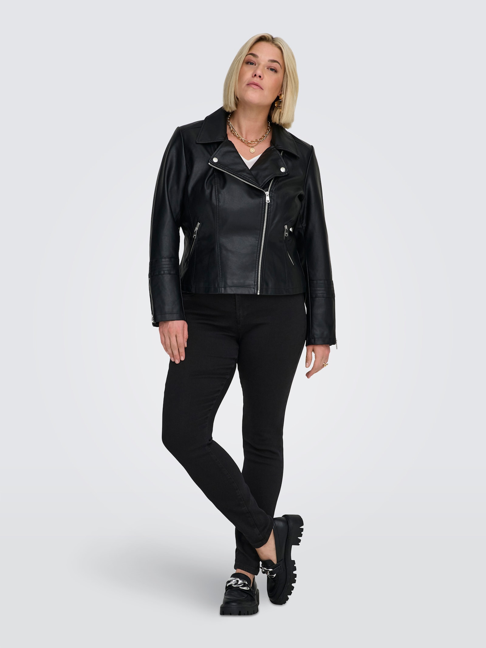 Skinny-fit-Jeans - black