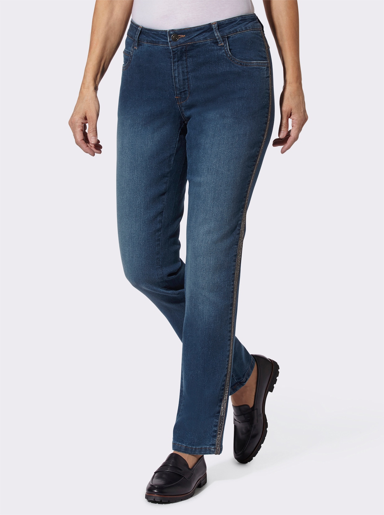 Jeans - blue-stone-washed