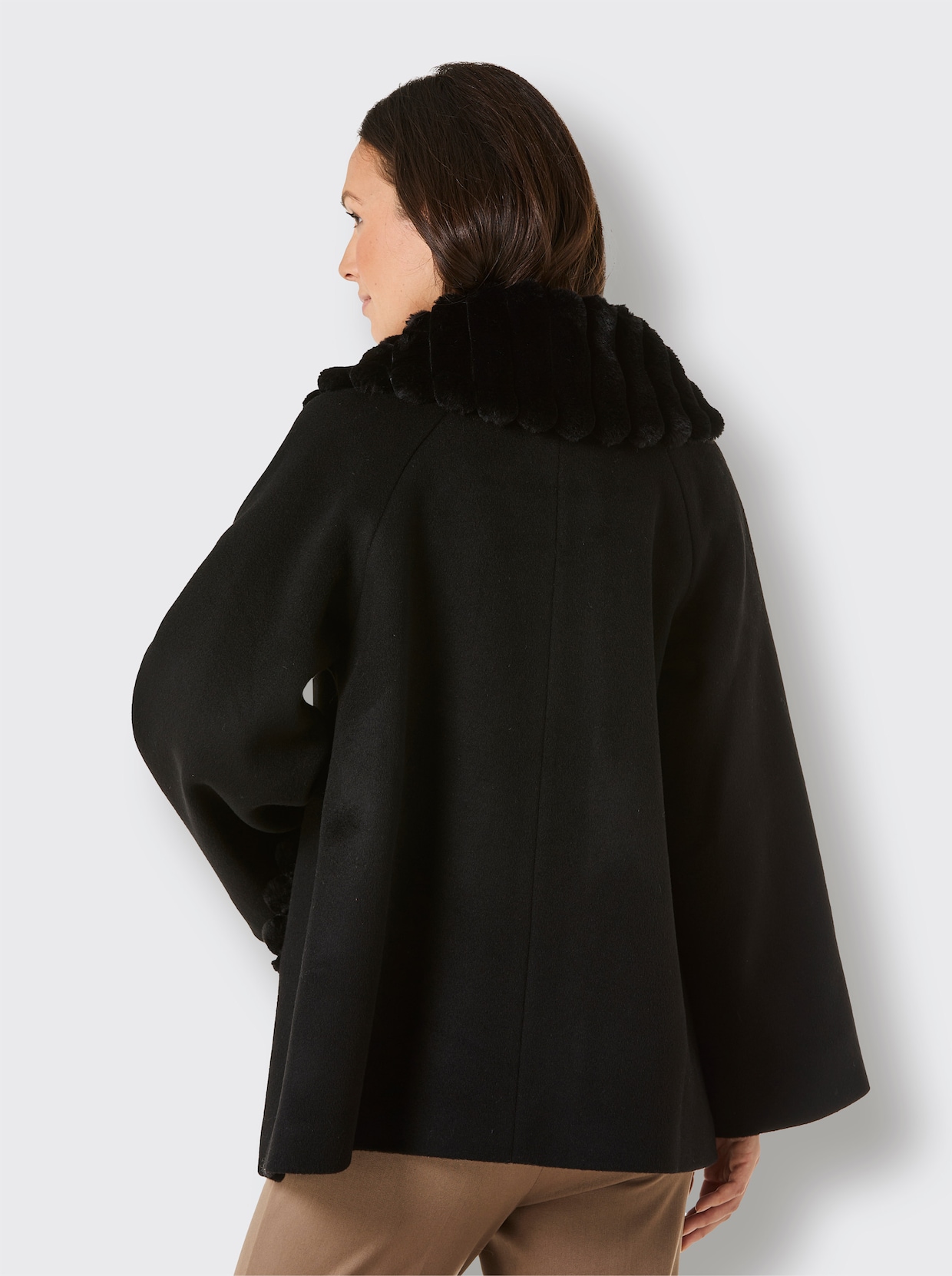 CREATION L PREMIUM Wolljacke - schwarz
