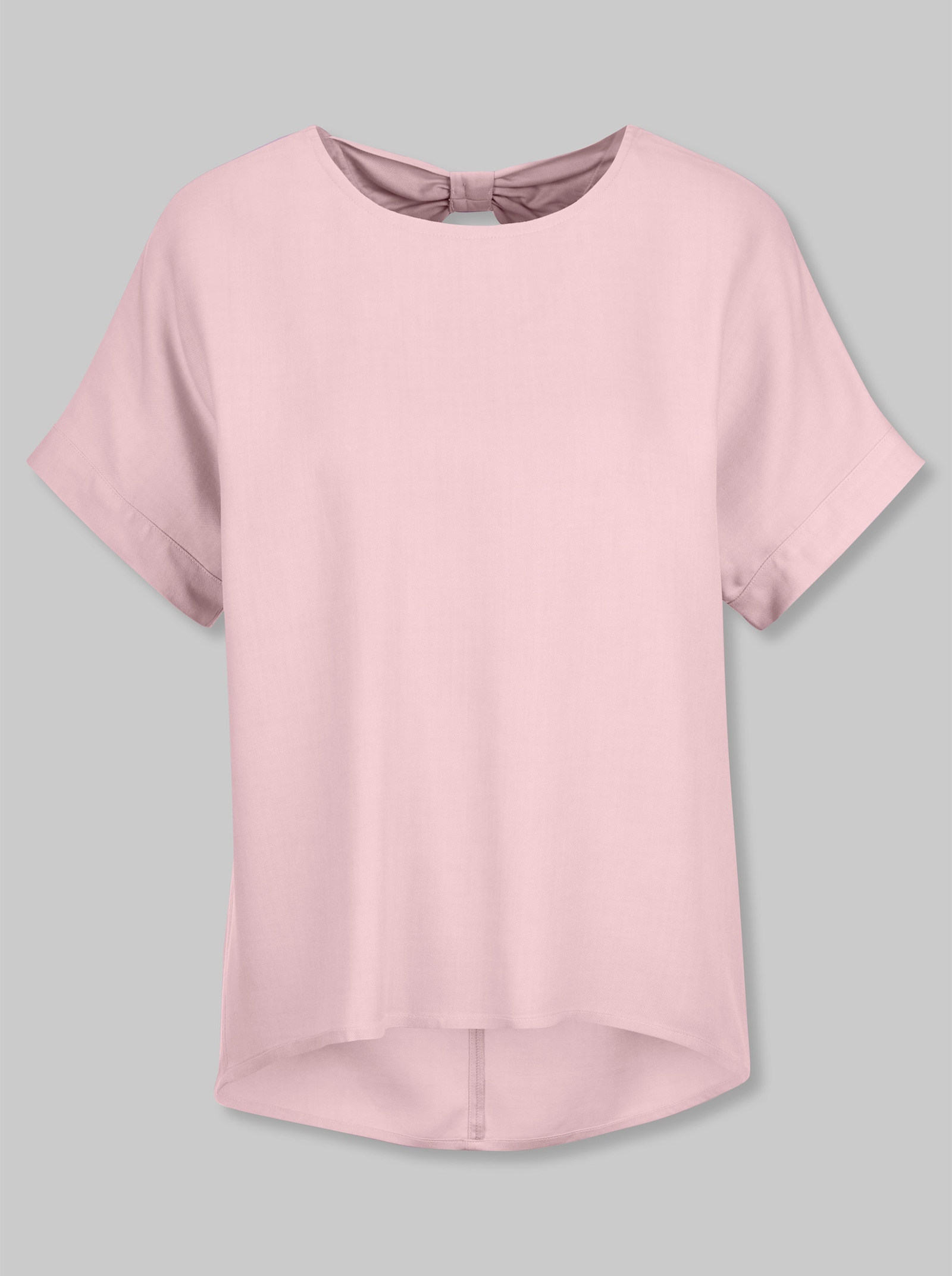 heine Schlupfbluse mit Knoten-Detail hinten - hellrosé