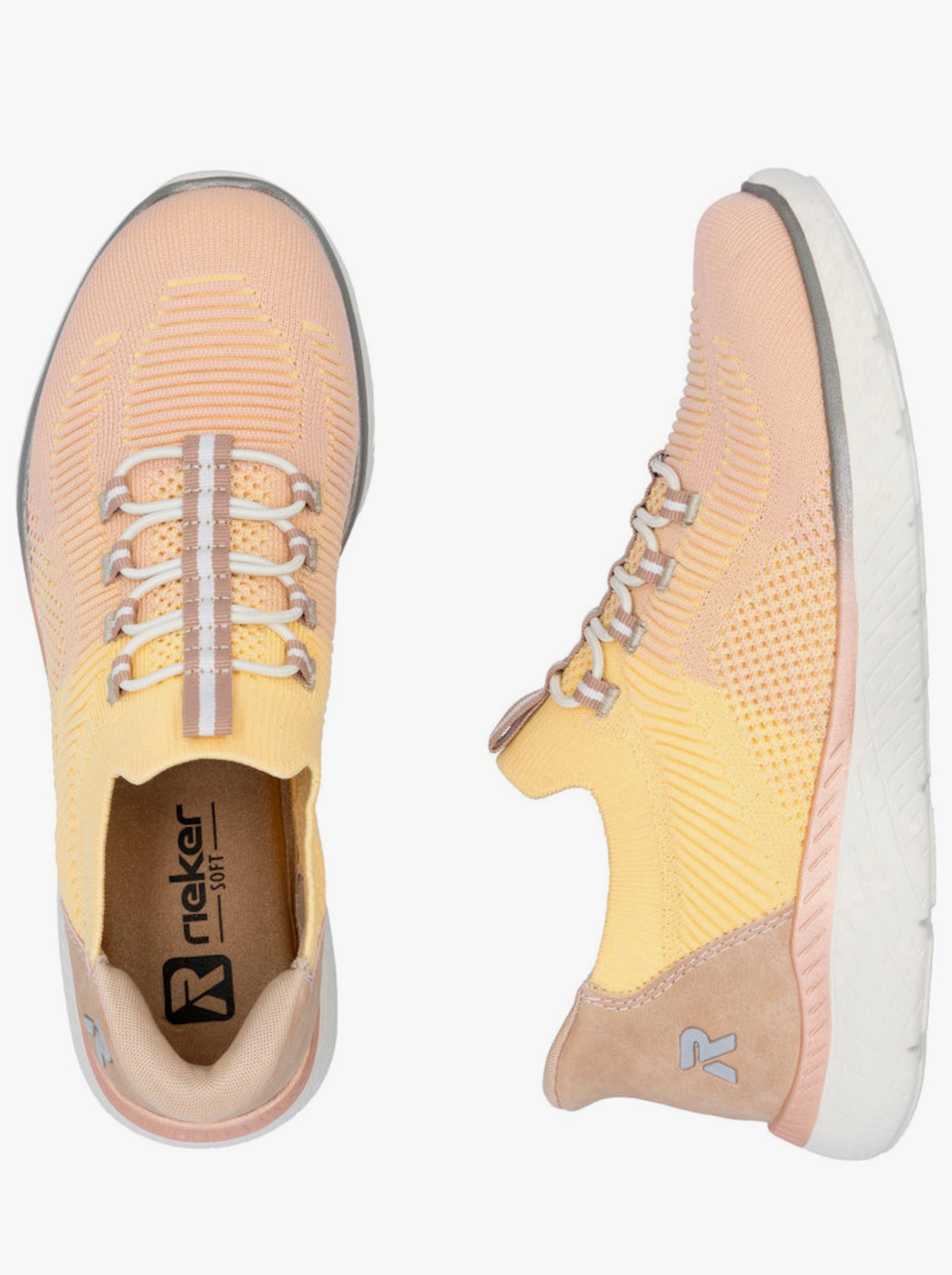 Rieker Slipper mit trittdämpfender Sohle - hellrosé