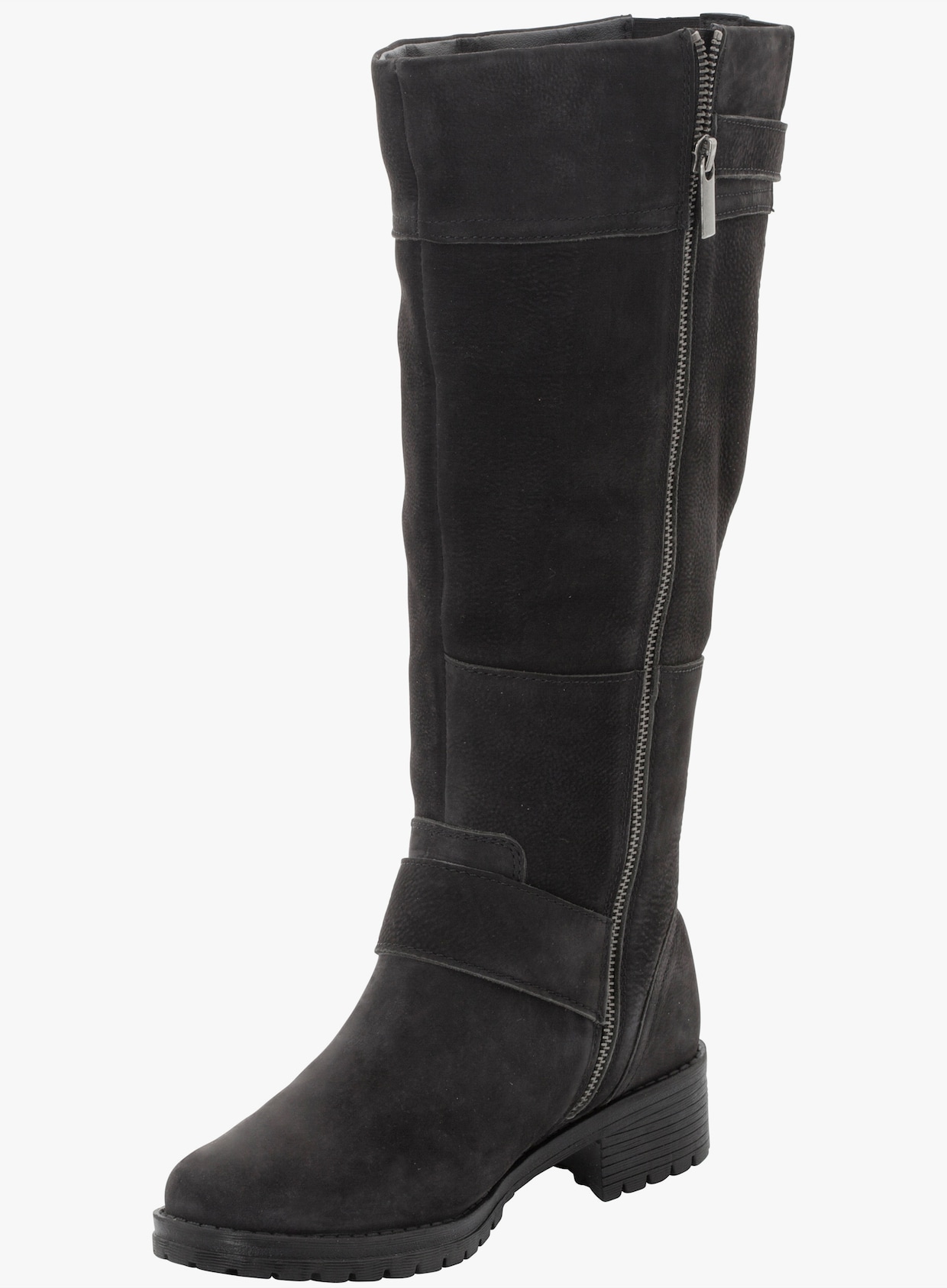 sheego Weitschaftstiefel - schwarz