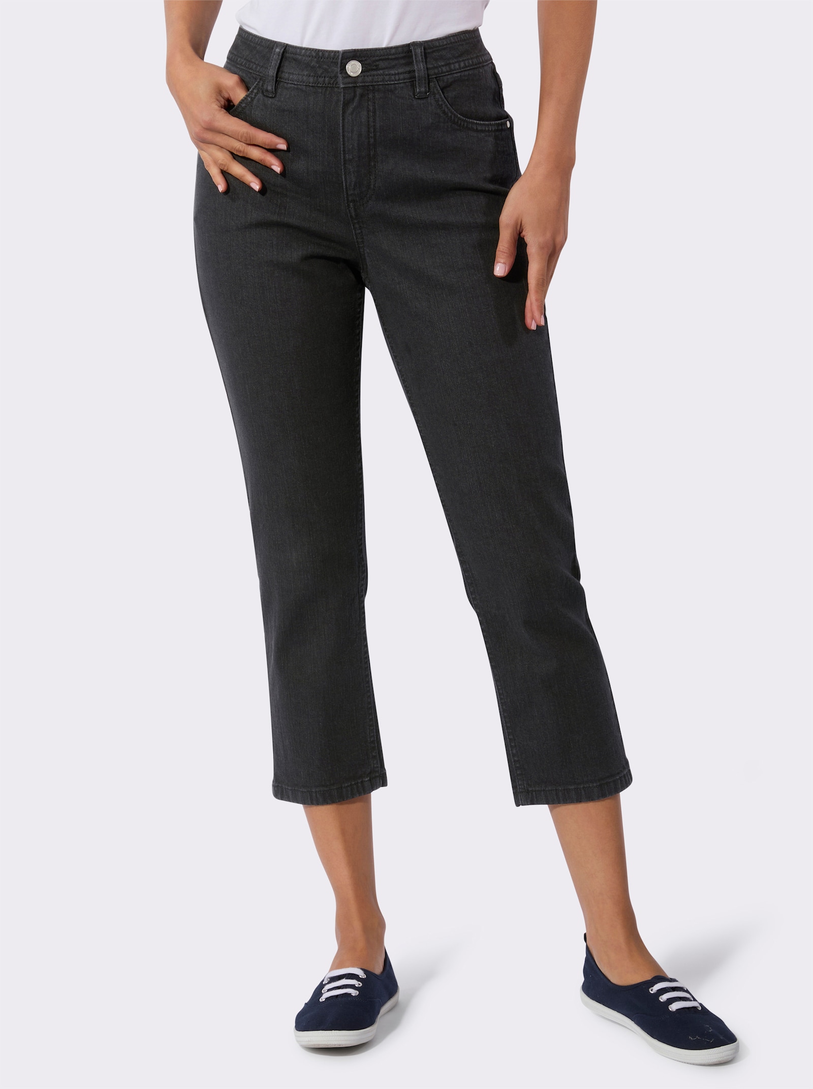 5-pocketjeans met stretch - black denim