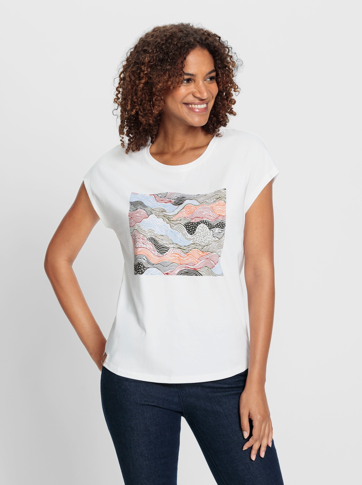 Shirt - ecru/kaki