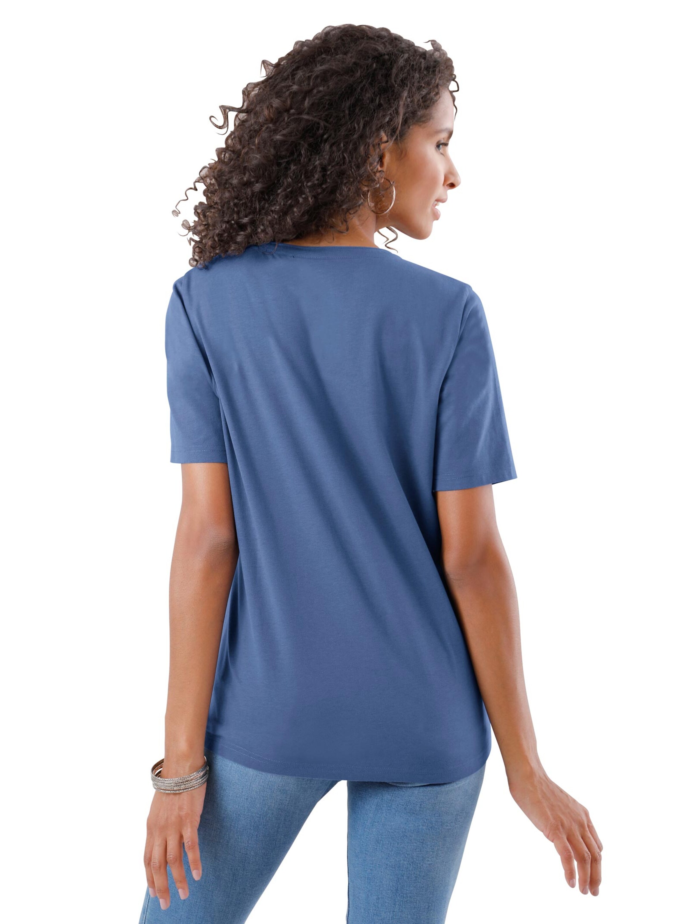 Shirt - jeansblau