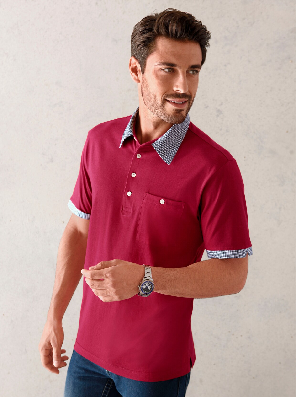 Poloshirt - rood