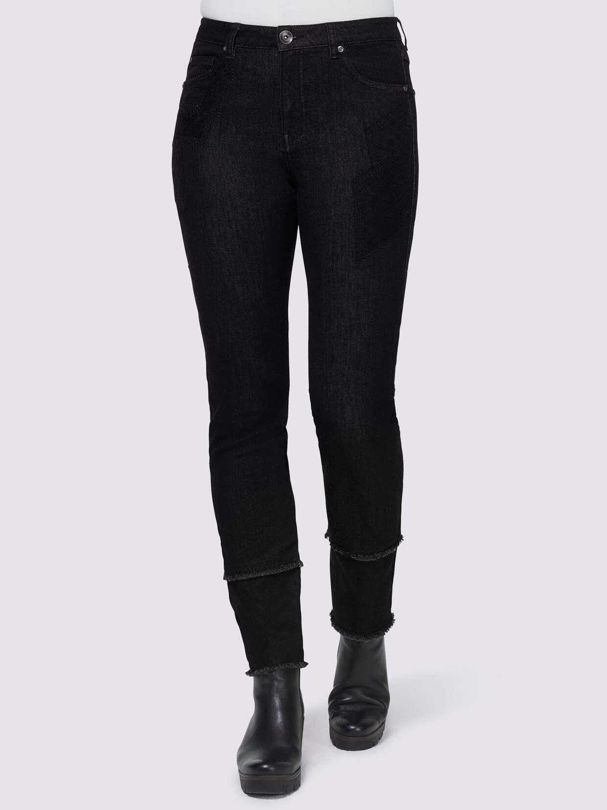 heine Jeans - black denim