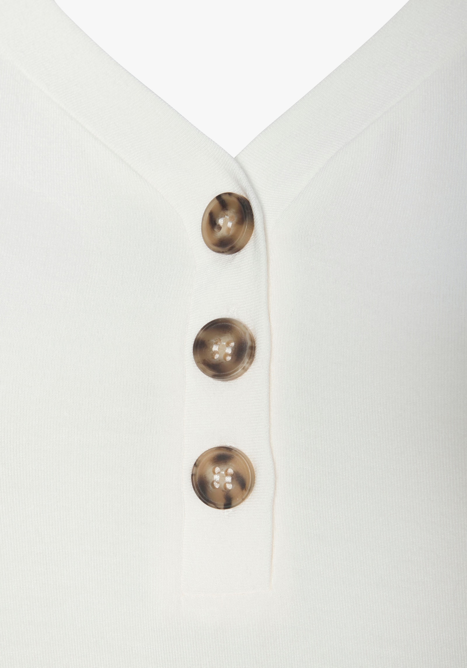 LASCANA Shirttop - crème, zwart