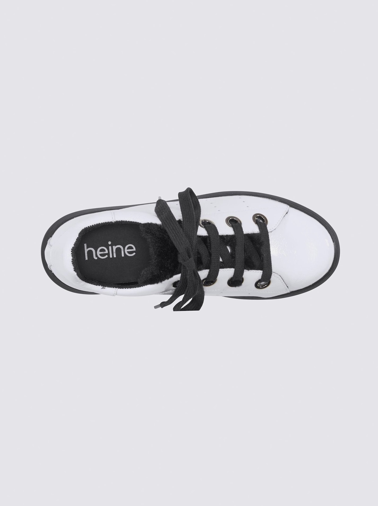 heine Sneaker - weiß-schwarz