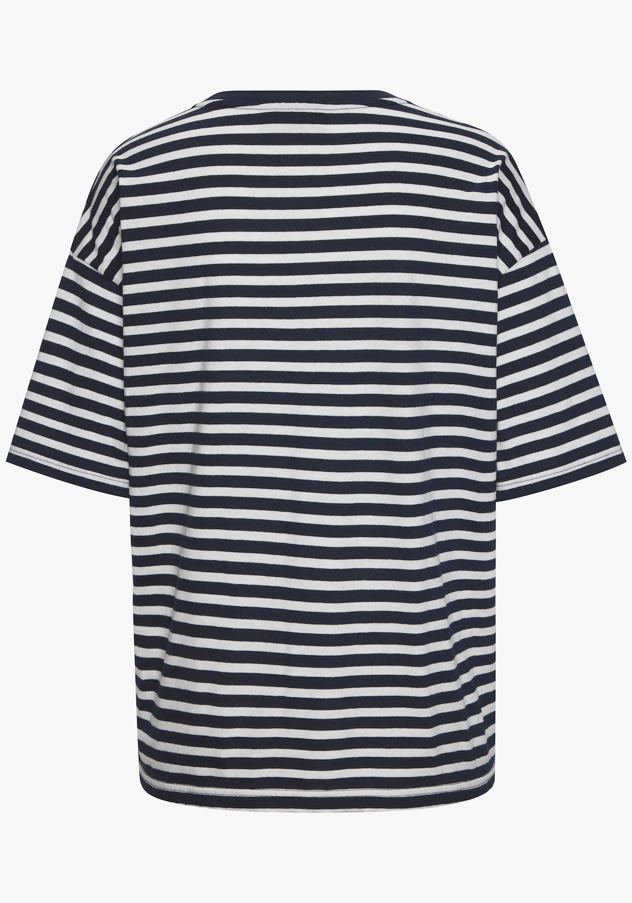 Elbsand T-Shirt - marine-creme gestreift