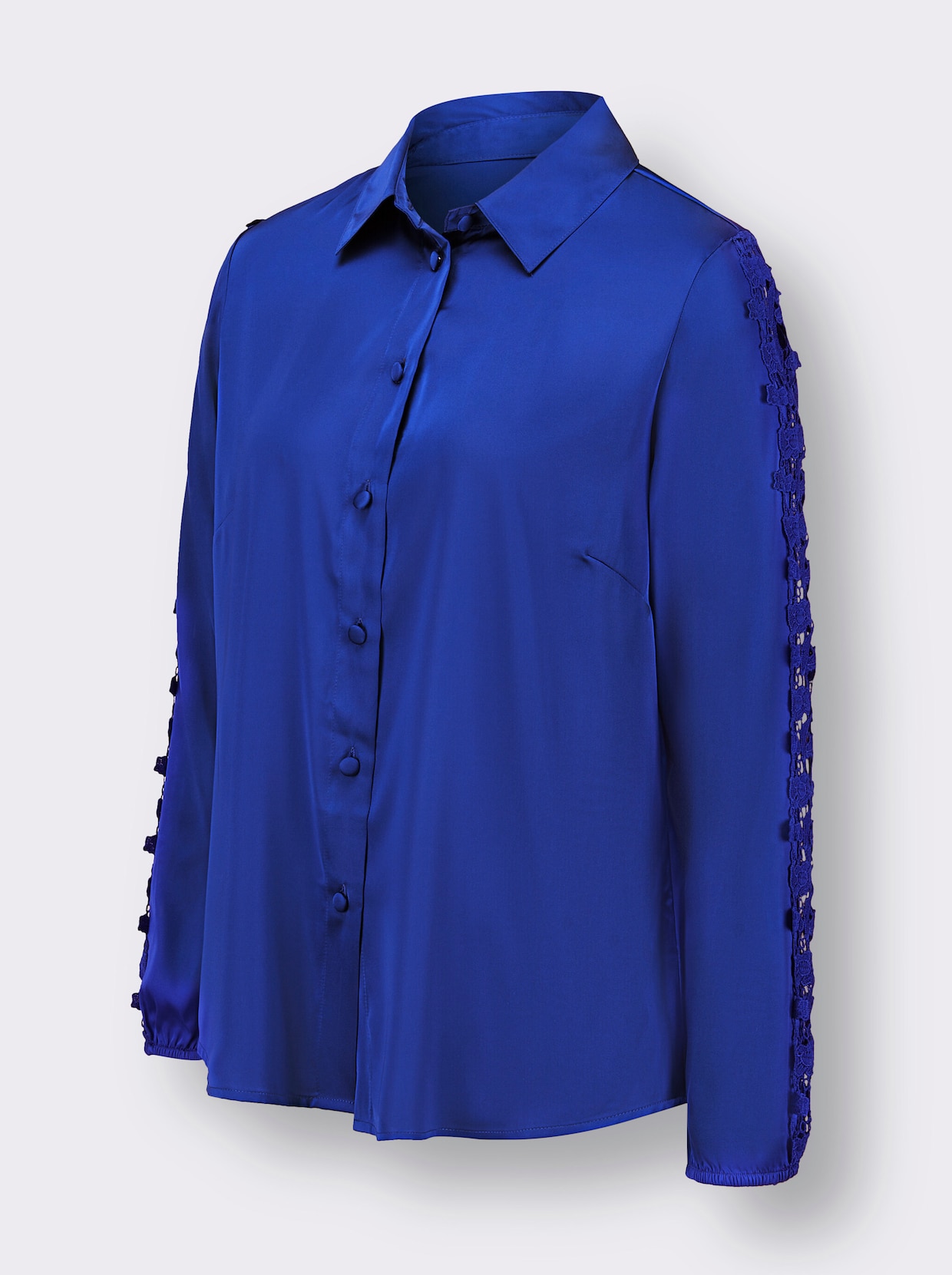 Bluse - royalblau