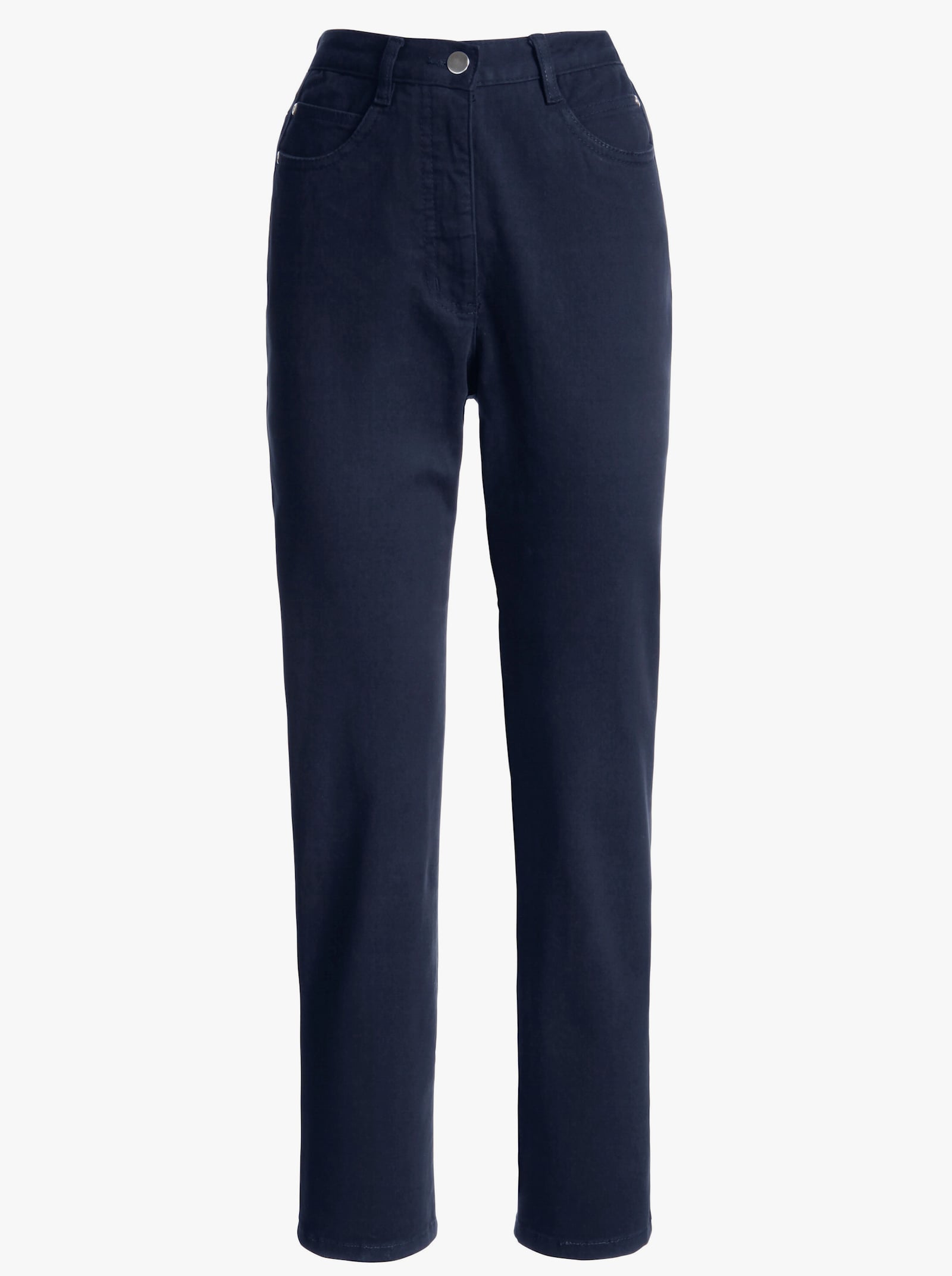 5-Pocket-Jeans mit seitlichem Dehnbund - dark blue