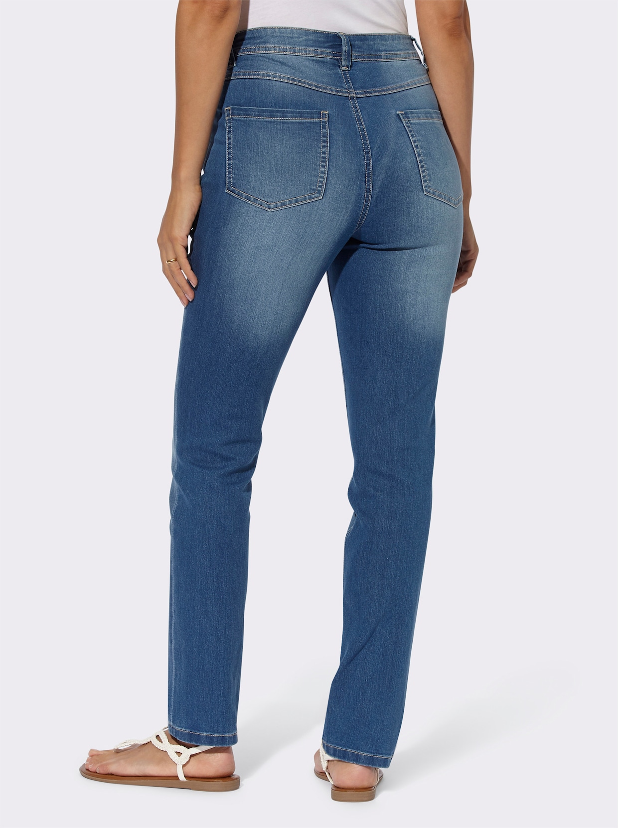 5-Pocket-Jeans - blue-bleached