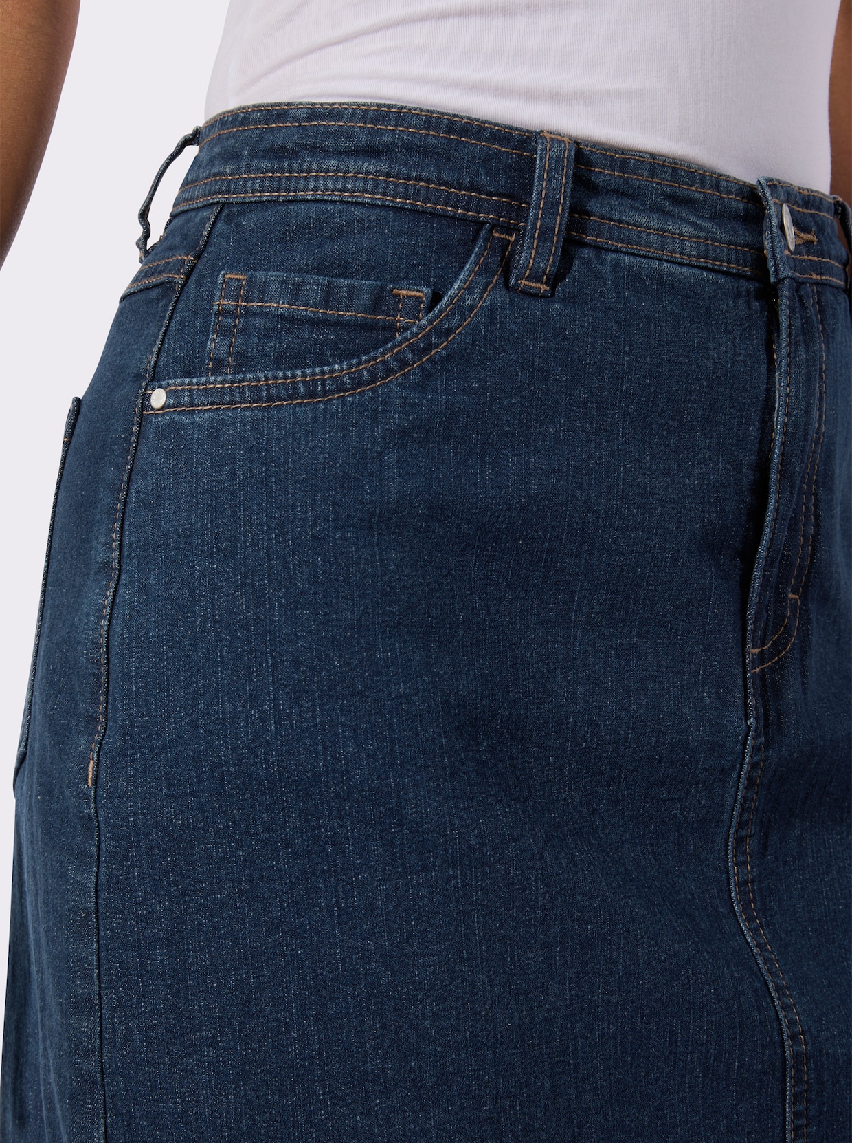 Jeansrock - blue-stone-washed
