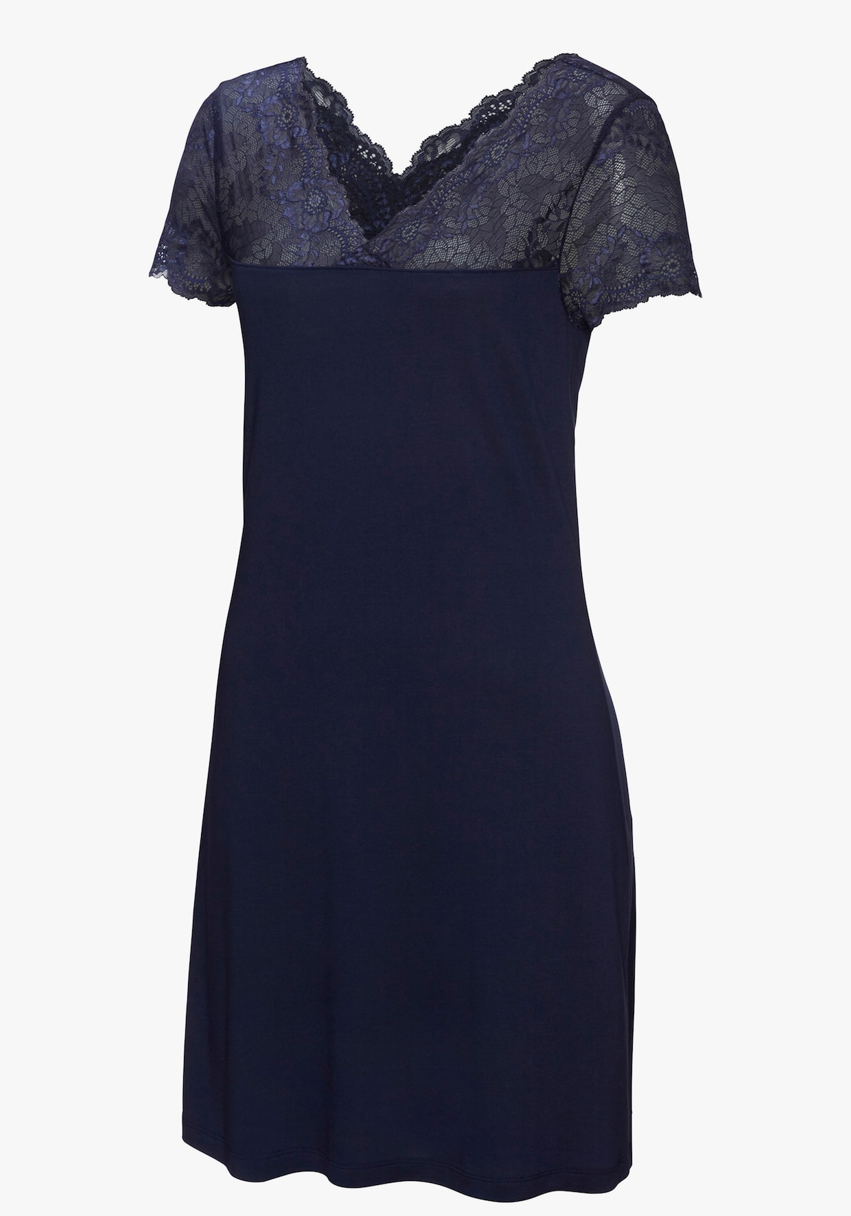 LASCANA Chemise de nuit - bleu nuit