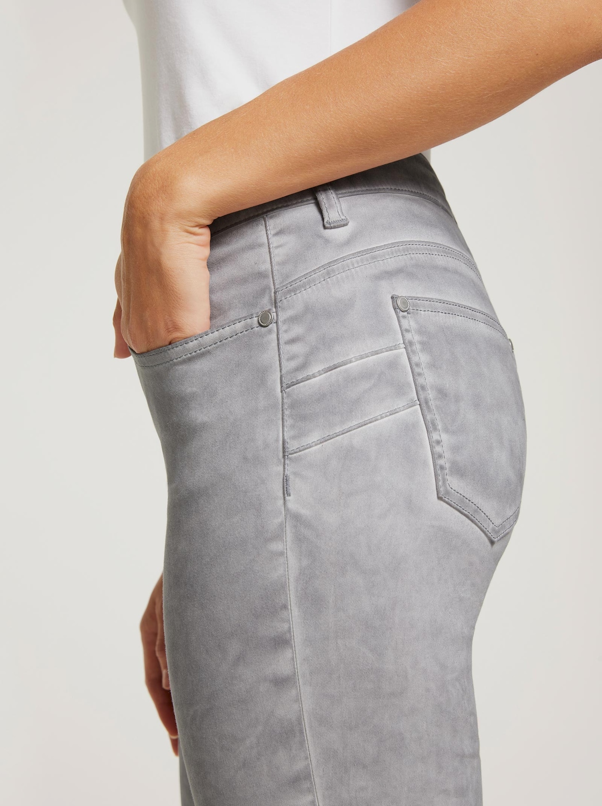 Linea Tesini Push-up jeans - grijs