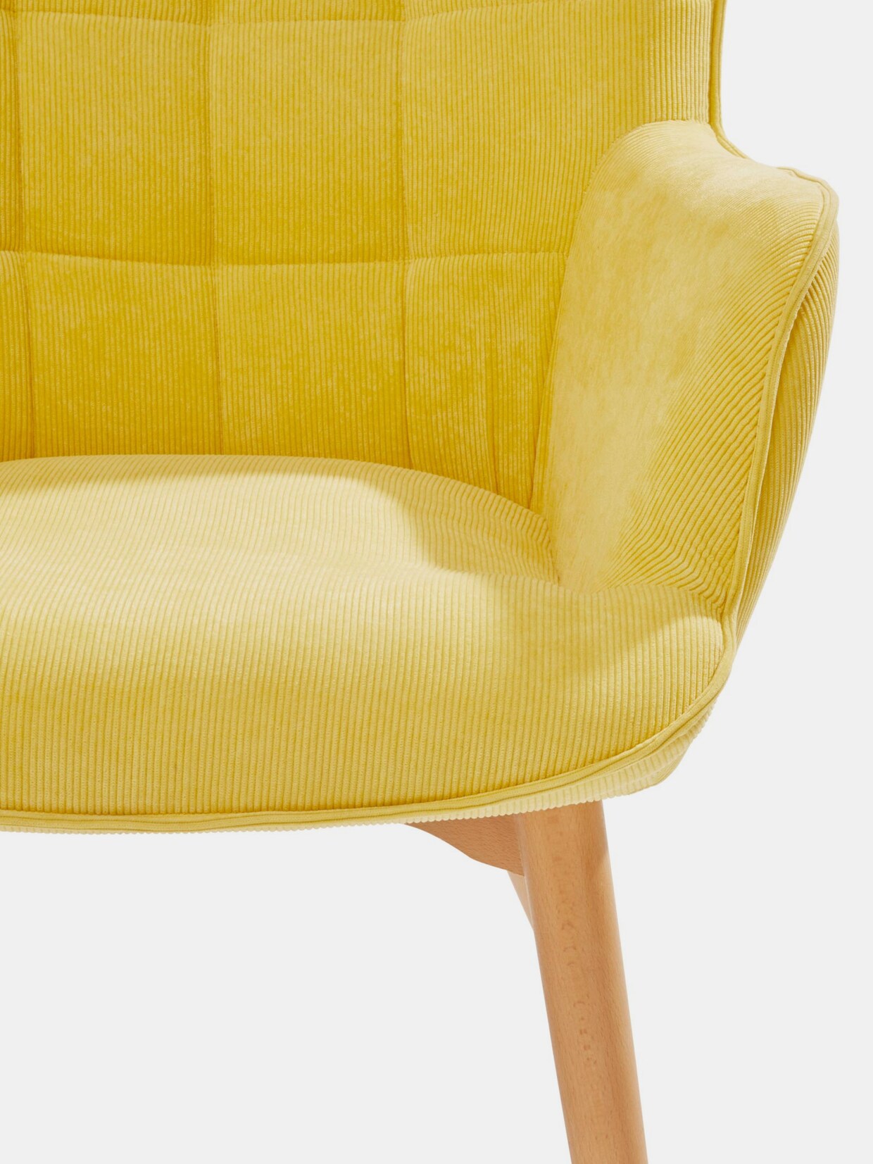 Sessel+Hocker - gelb