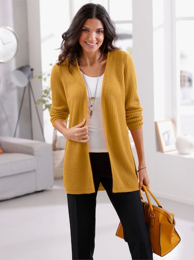 Veste en tricot - ocre