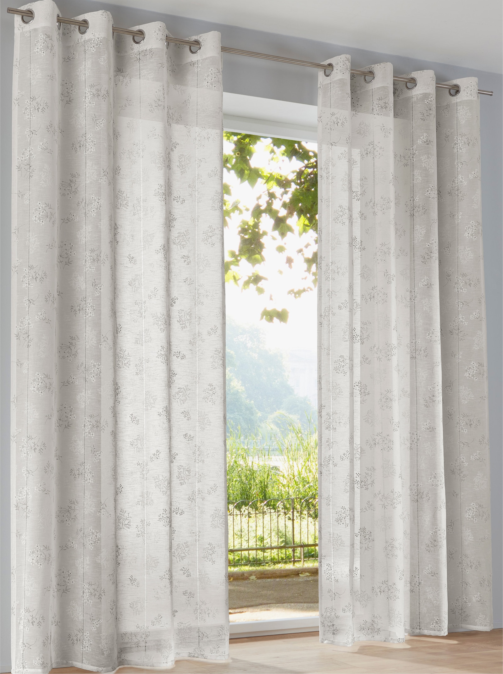 heine home Dekostore - offwhite-gemustert