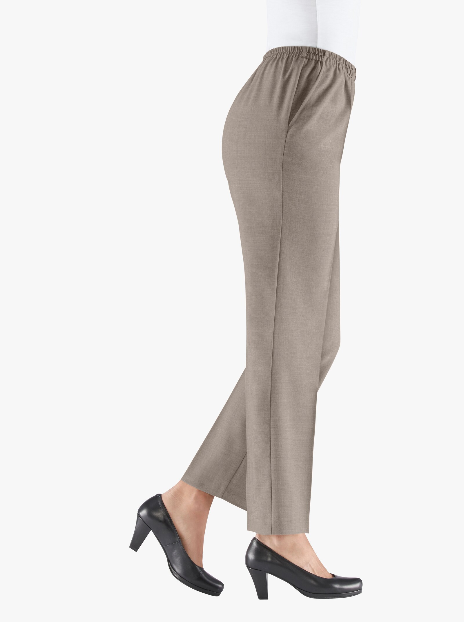 Come on Schlupfhose mit Sicherheitstaschen - beige-meliert