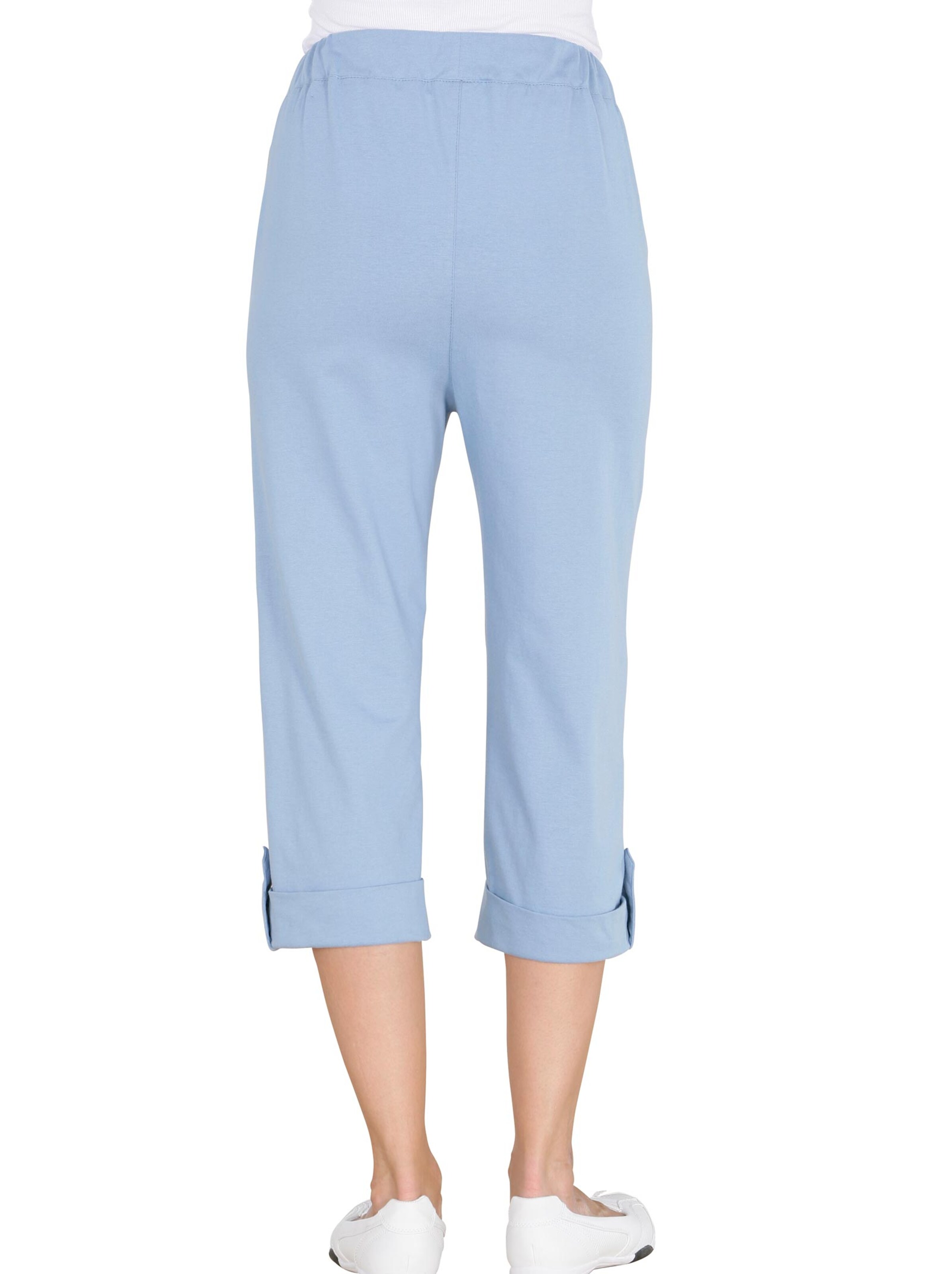 Capri-Freizeithose - blau