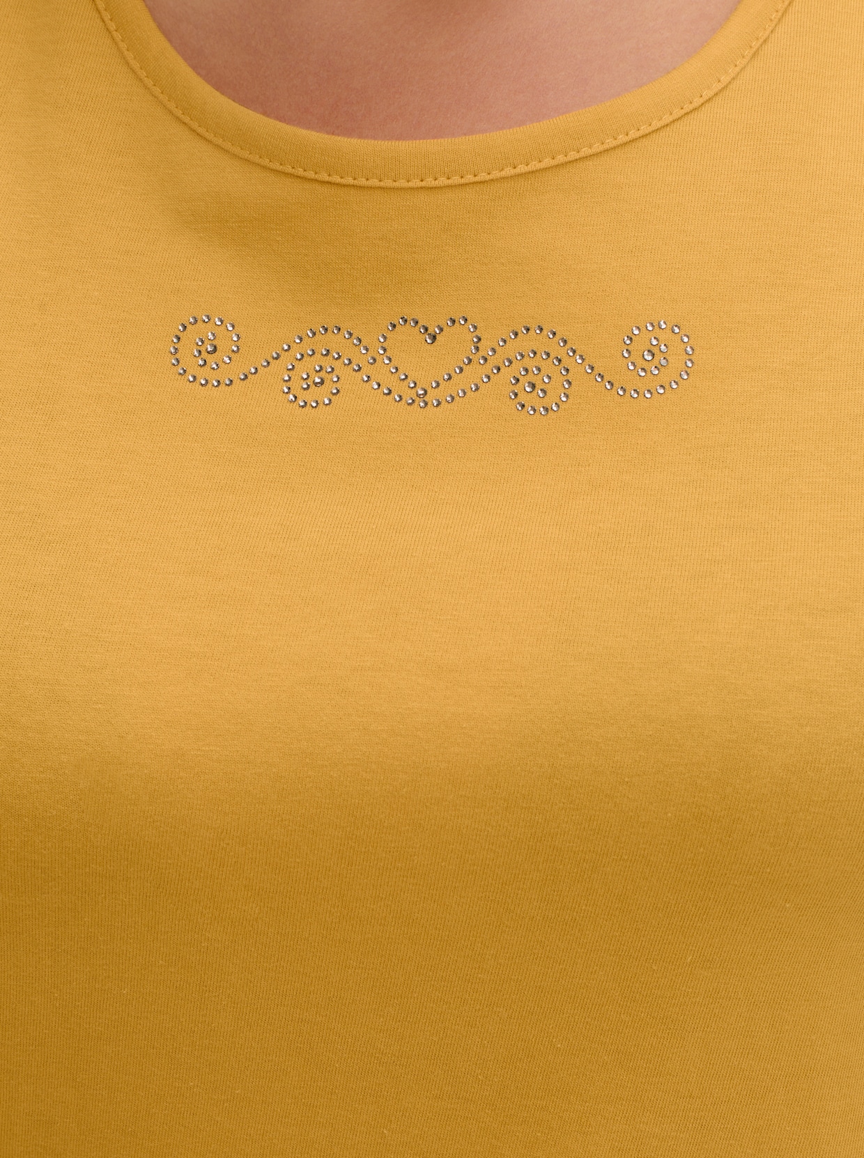 3/4-Arm-Shirt - ocker