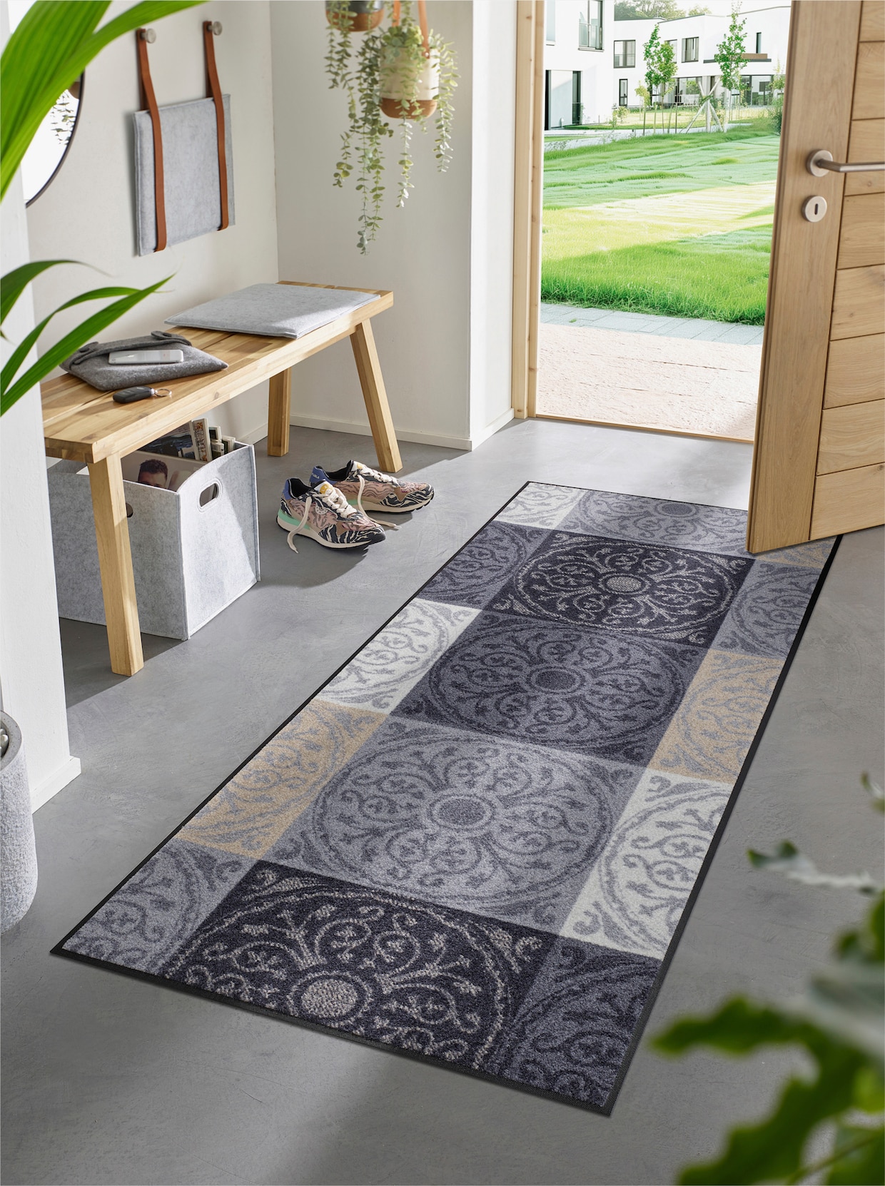 wash+dry by Kleen-Tex Paillasson - gris