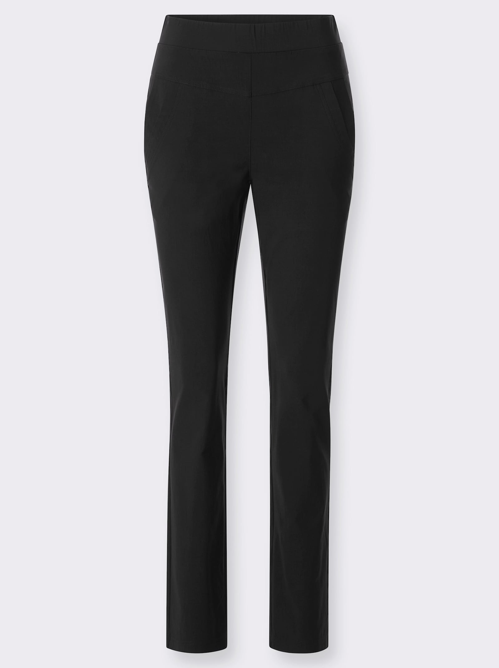 Schlupfhose in Bengalin-Qualität - schwarz