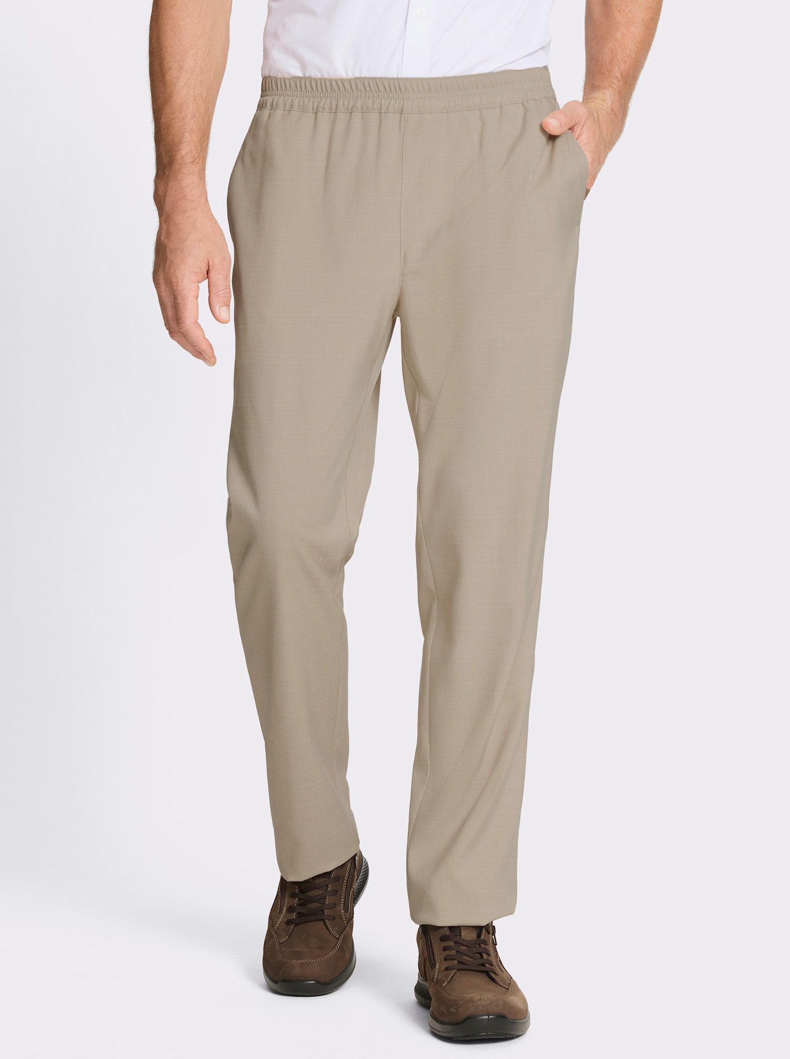 Brühl Schlupfhose mit Easy-Care-Eigenschaften - beige