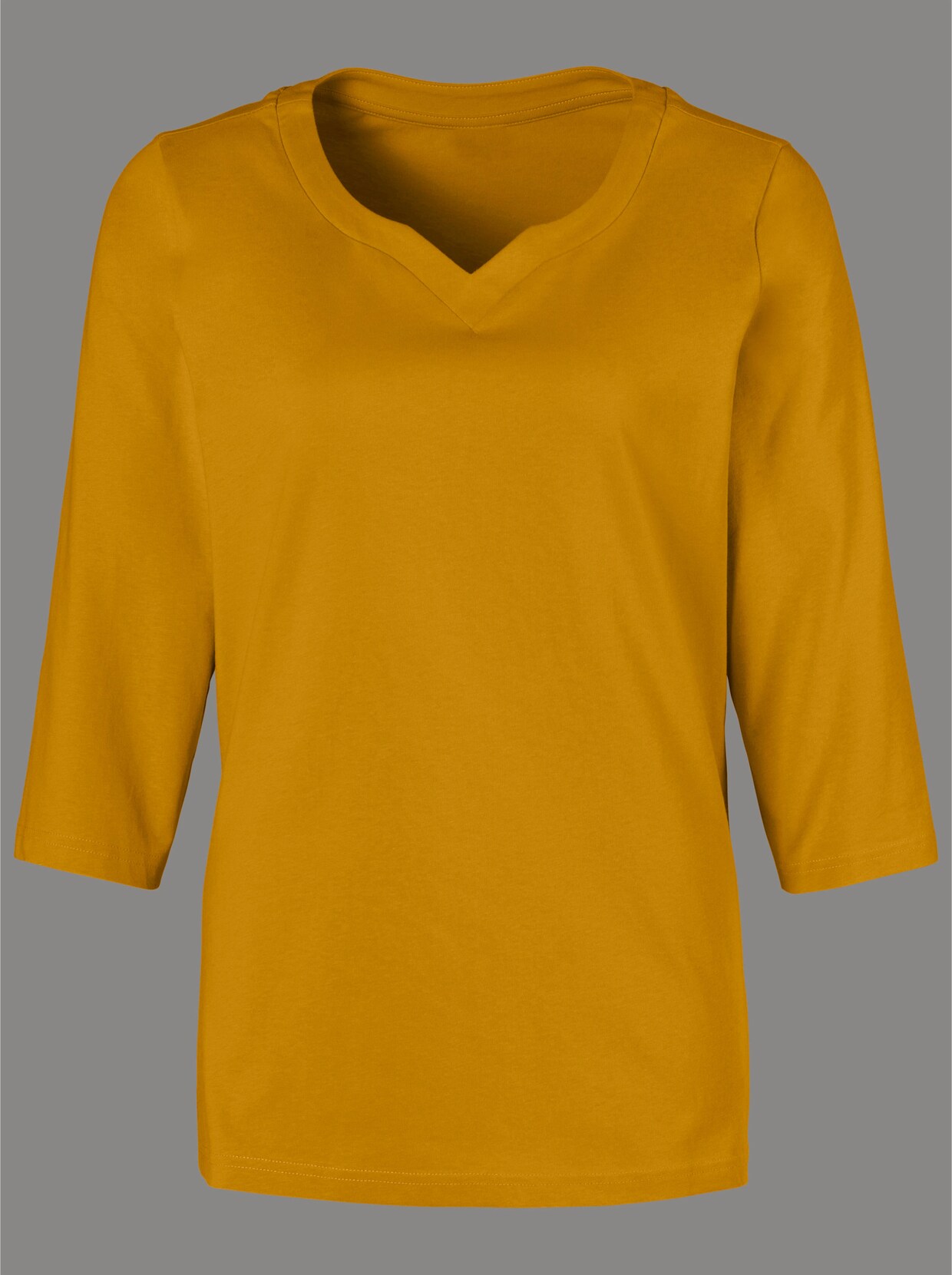 3/4-Arm-Shirt - curry