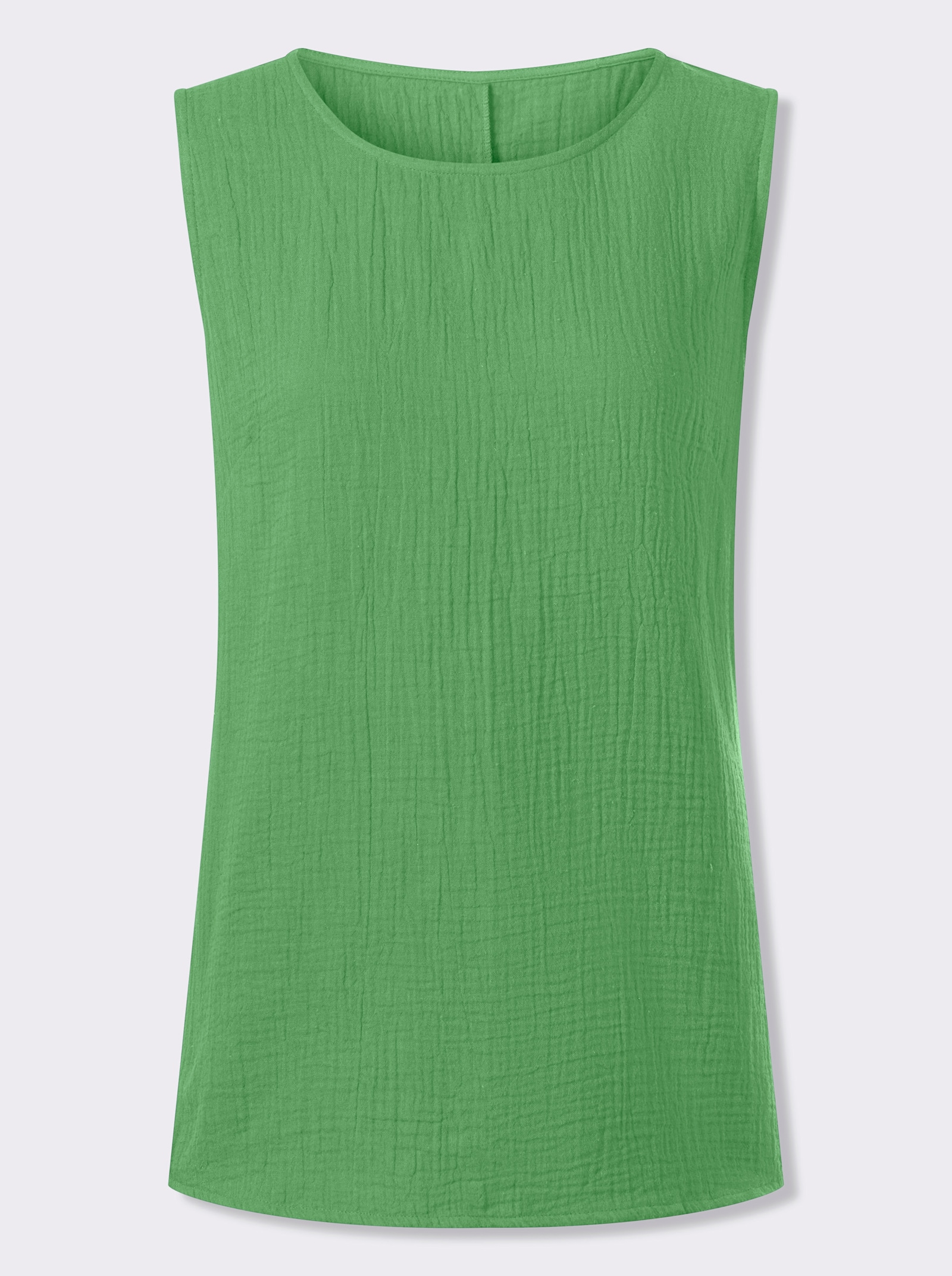 Blúzkový top z mušelínu - jablková