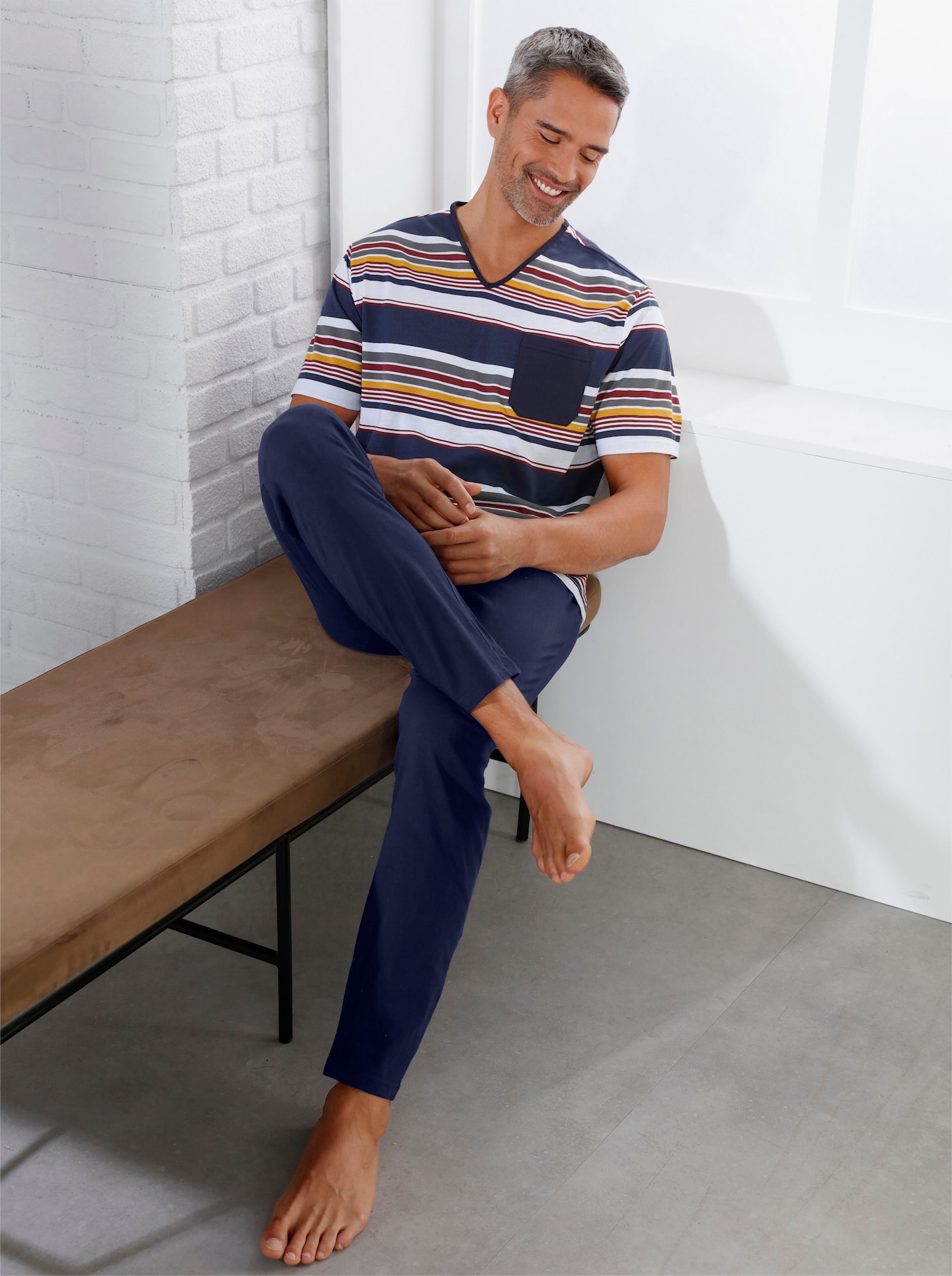 Pyjamasbyxa - nattblå