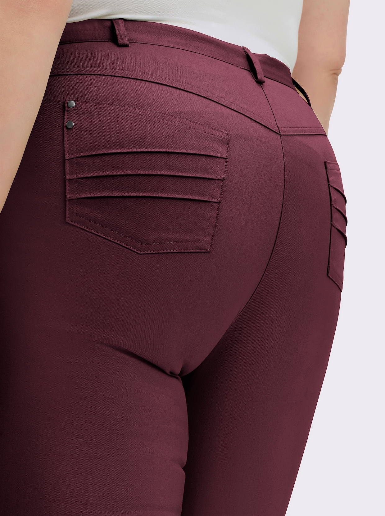 Cosma Funktionshose schmutzabweisend und knitterarm - bordeaux