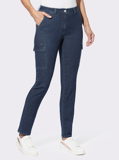 Cargojeans - blue-stone-washed