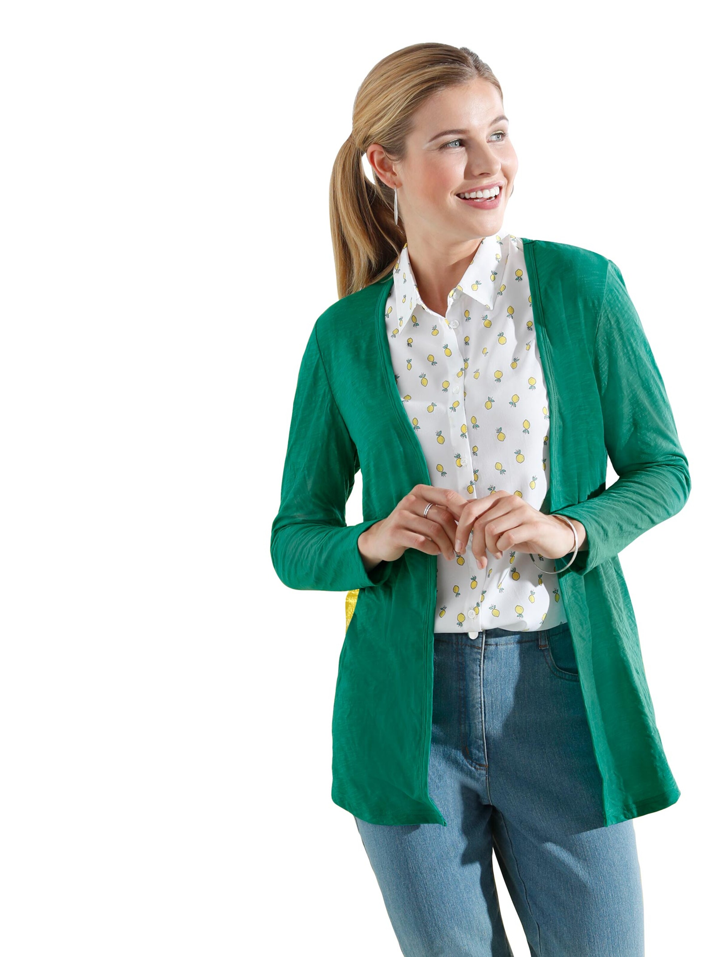 Shirtjacke - grün