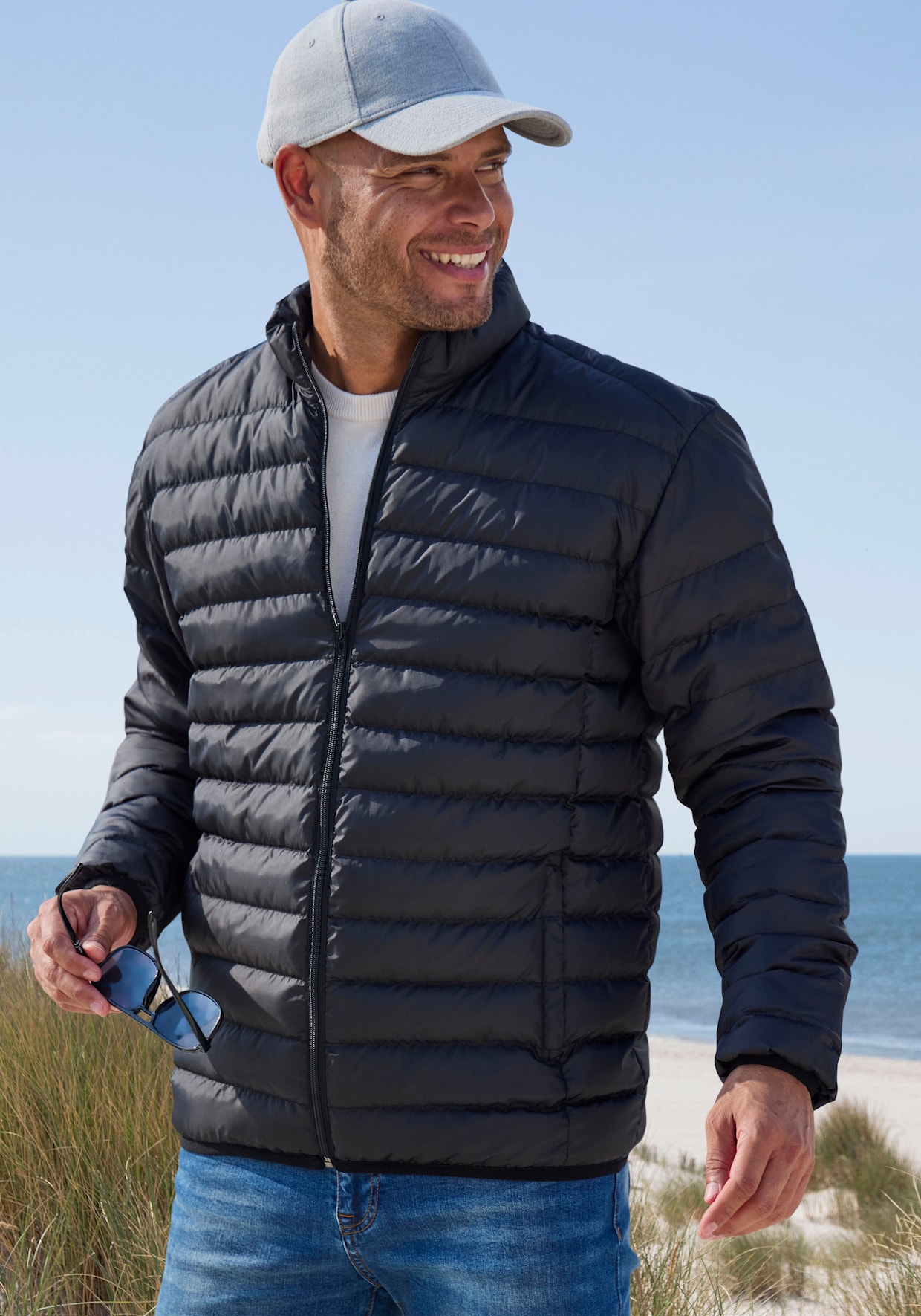 H.I.S Steppjacke - schwarz