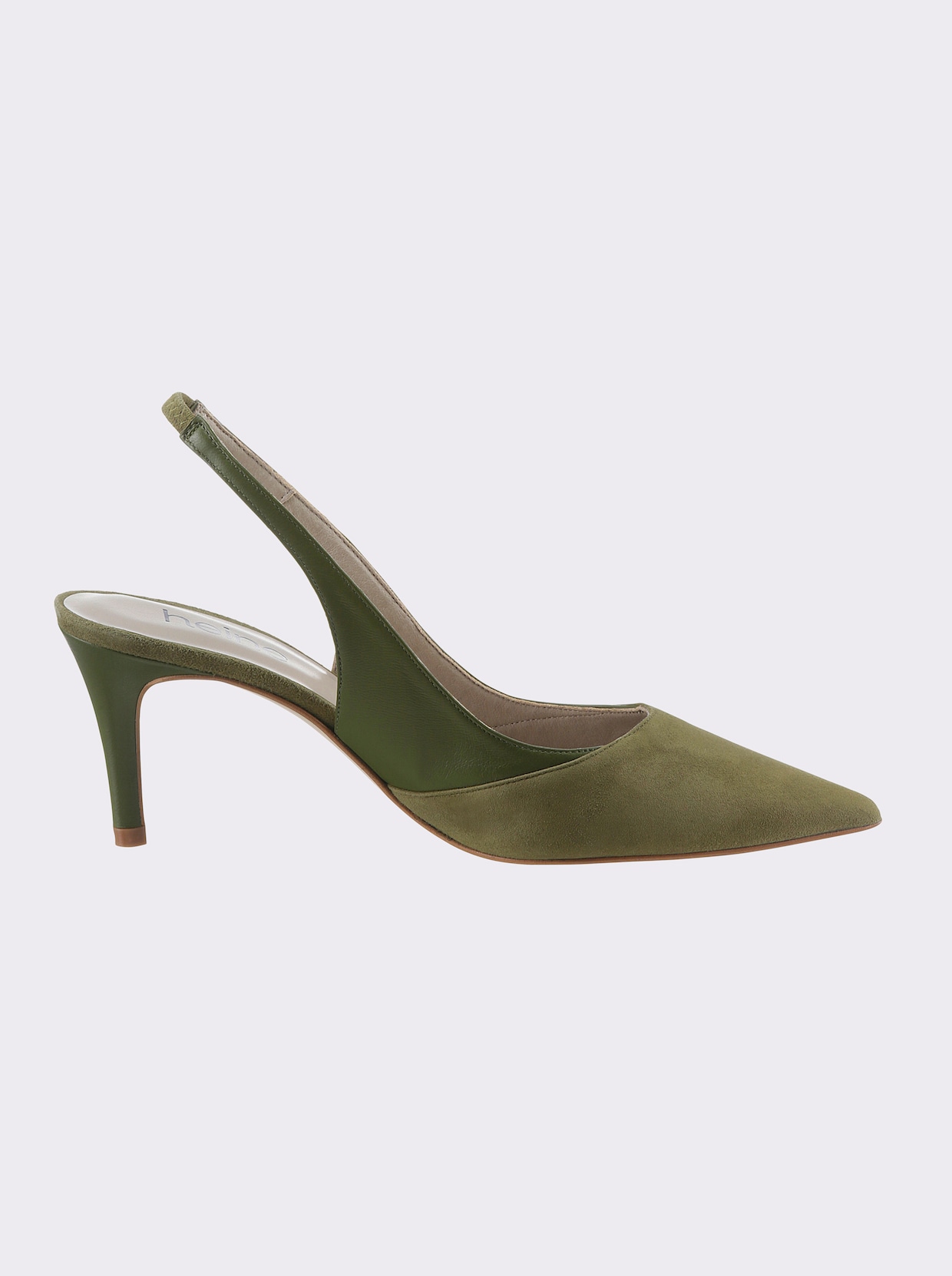 heine Slingpumps - olijf