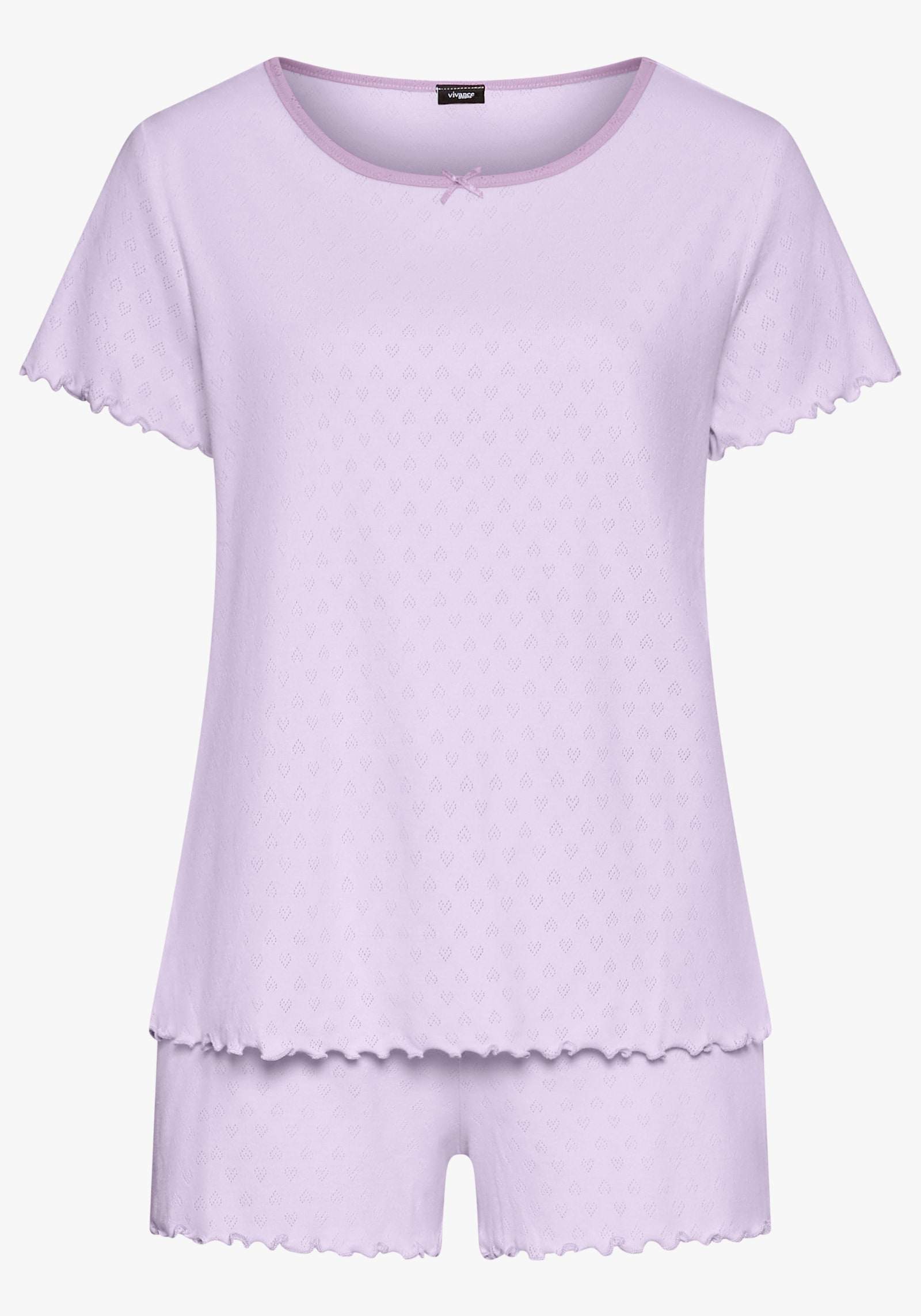 Vivance Dreams Pyjama court - lavande