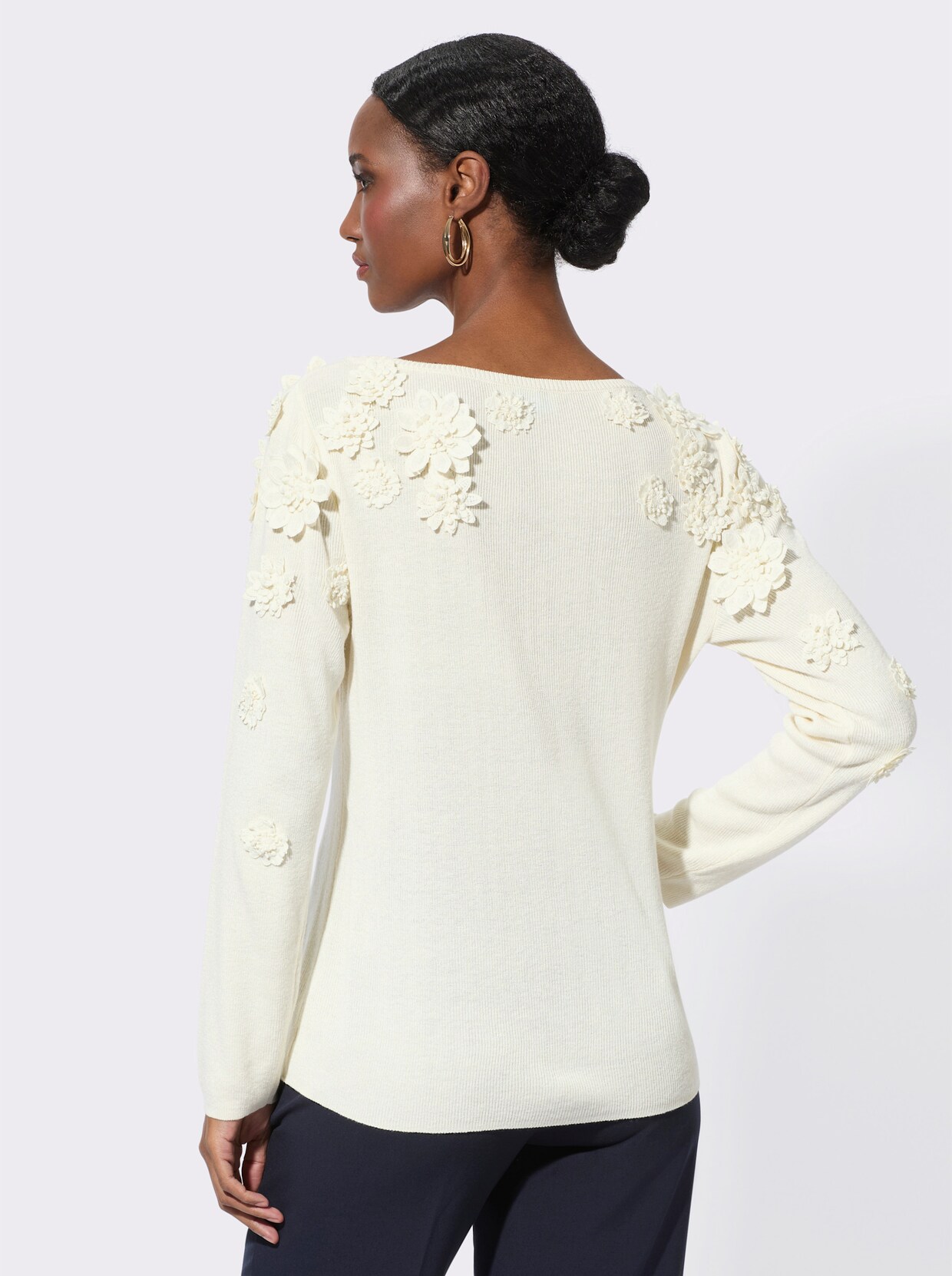Pullover met lange mouwen - champagne