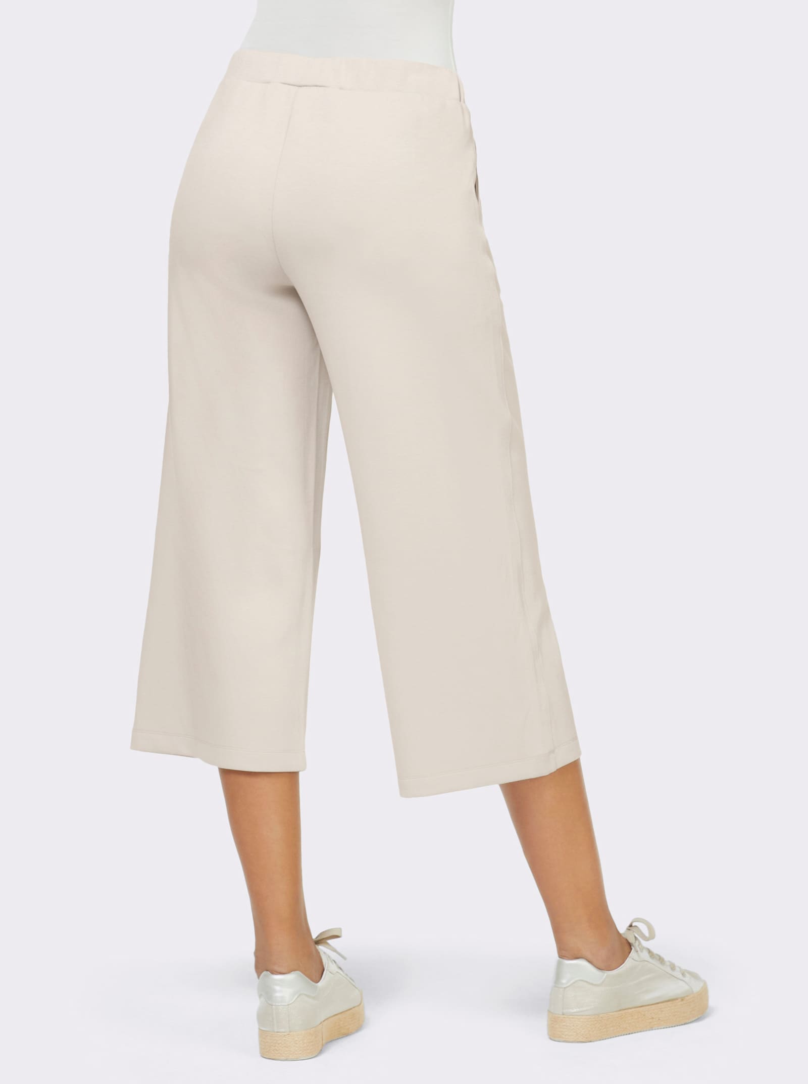 Culotte mit Dehnbund hinten - hellgrau