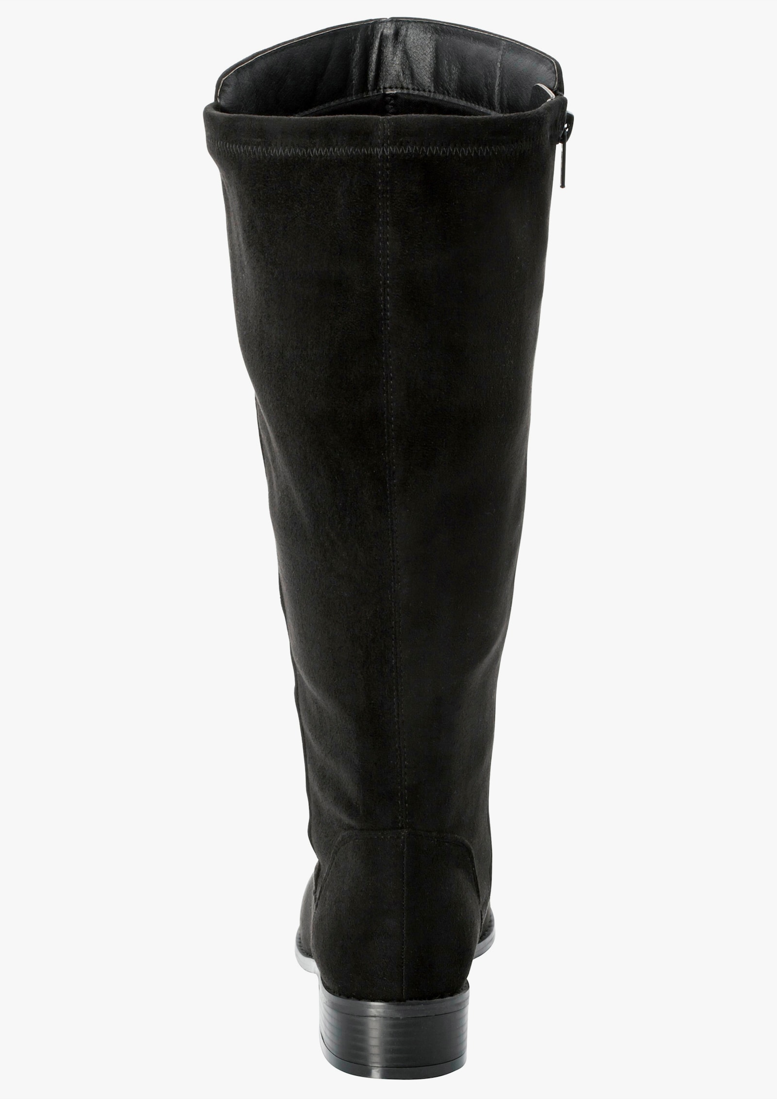 sheego Weitschaftstiefel mit Nietenverzierung - schwarz