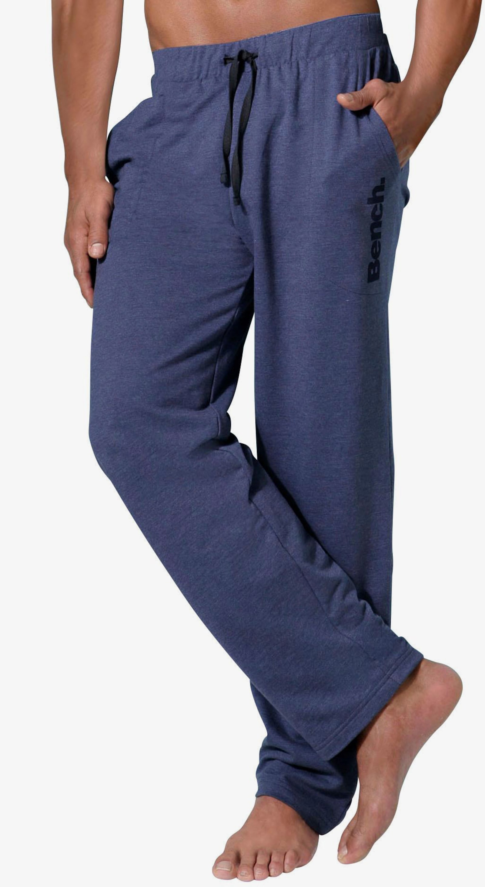 Bench. Loungewear Relaxhose - blau-meliert