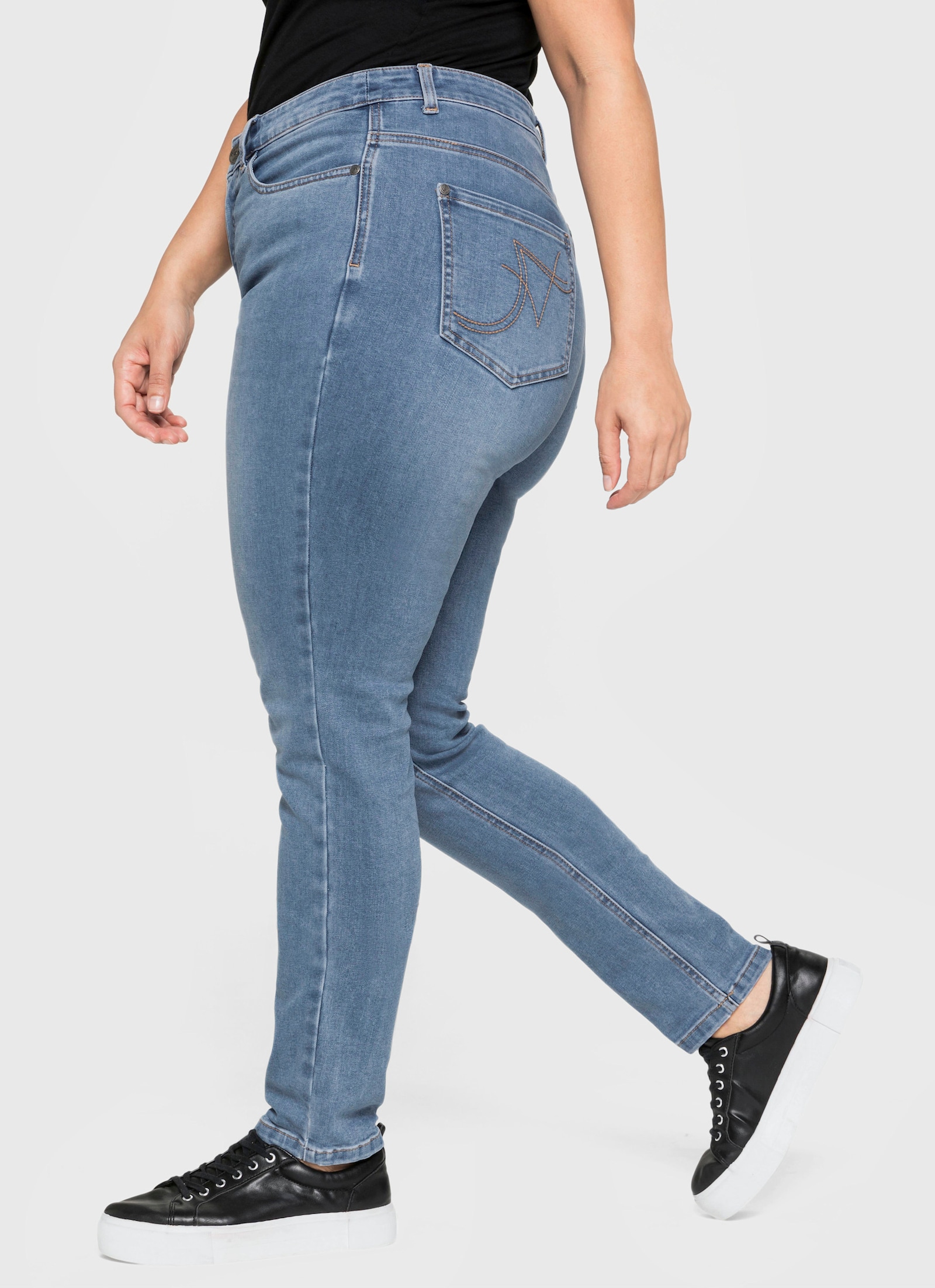sheego Skinny jeans in 5-pocketsmodel - blue denim