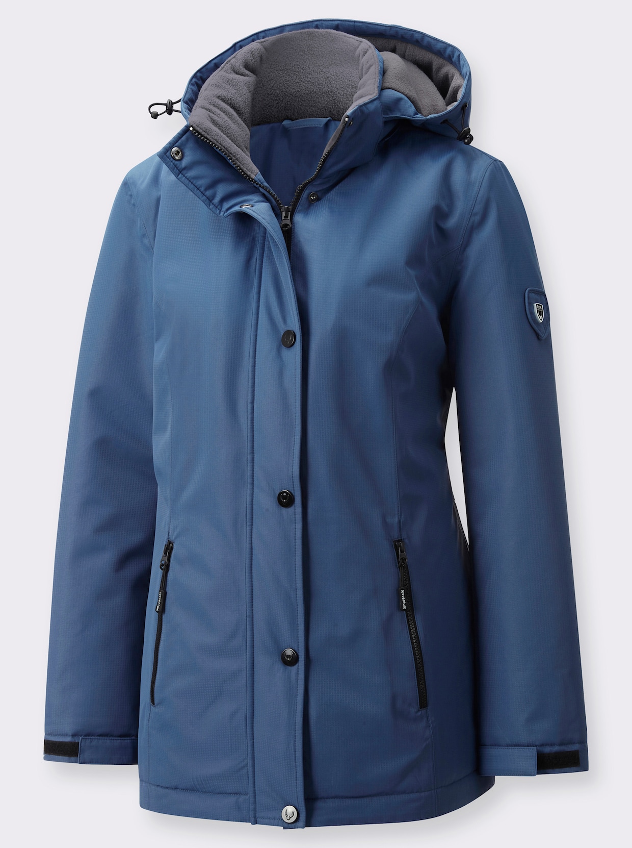 Jacke - jeansblau