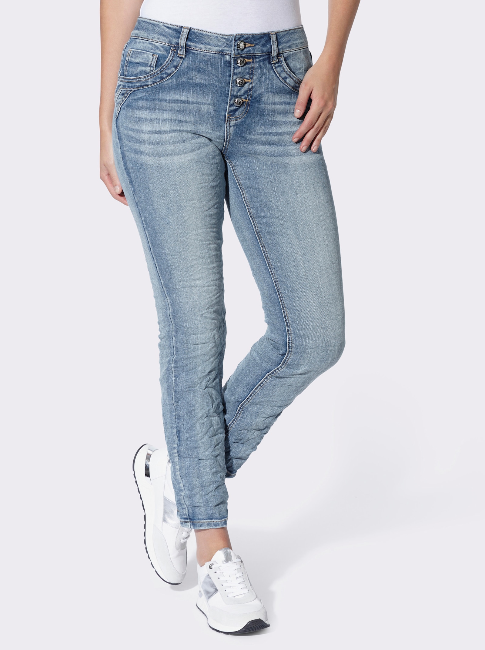 heine jeans - blue-bleached
