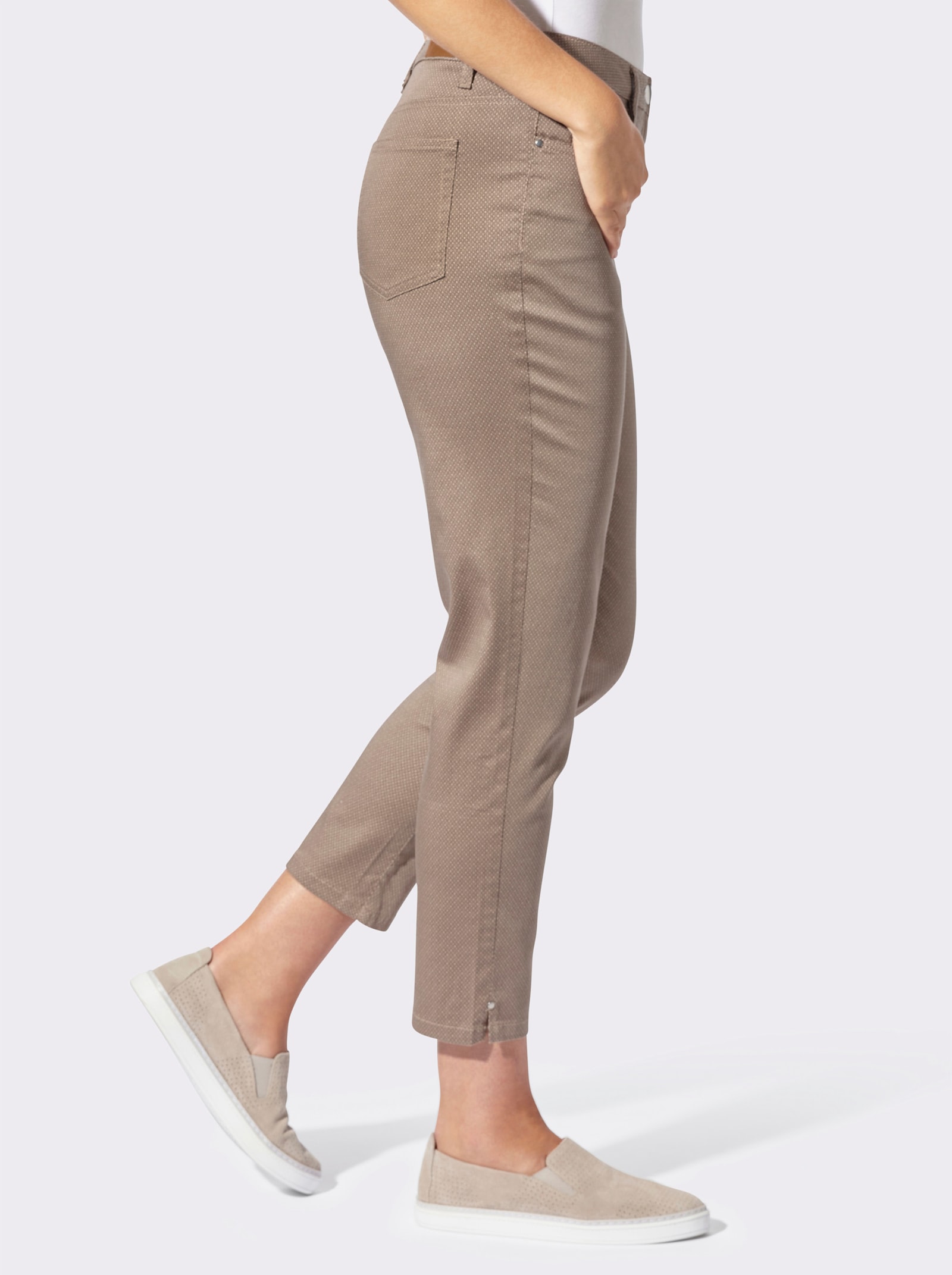 Druckhose in 5-Pocket-Form - sesam-bedruckt