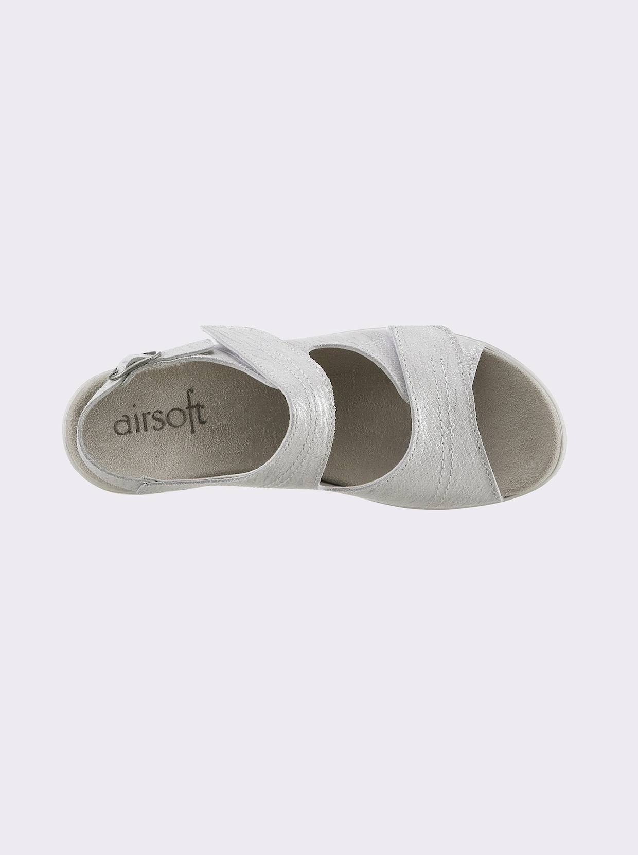 airsoft comfort+ Sandaletter - silver