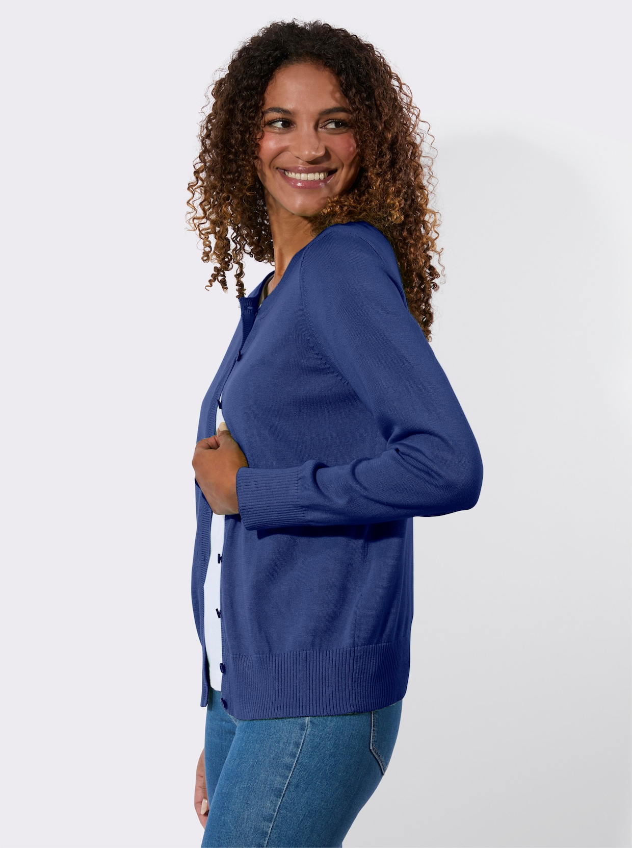 Cardigan - royalblau