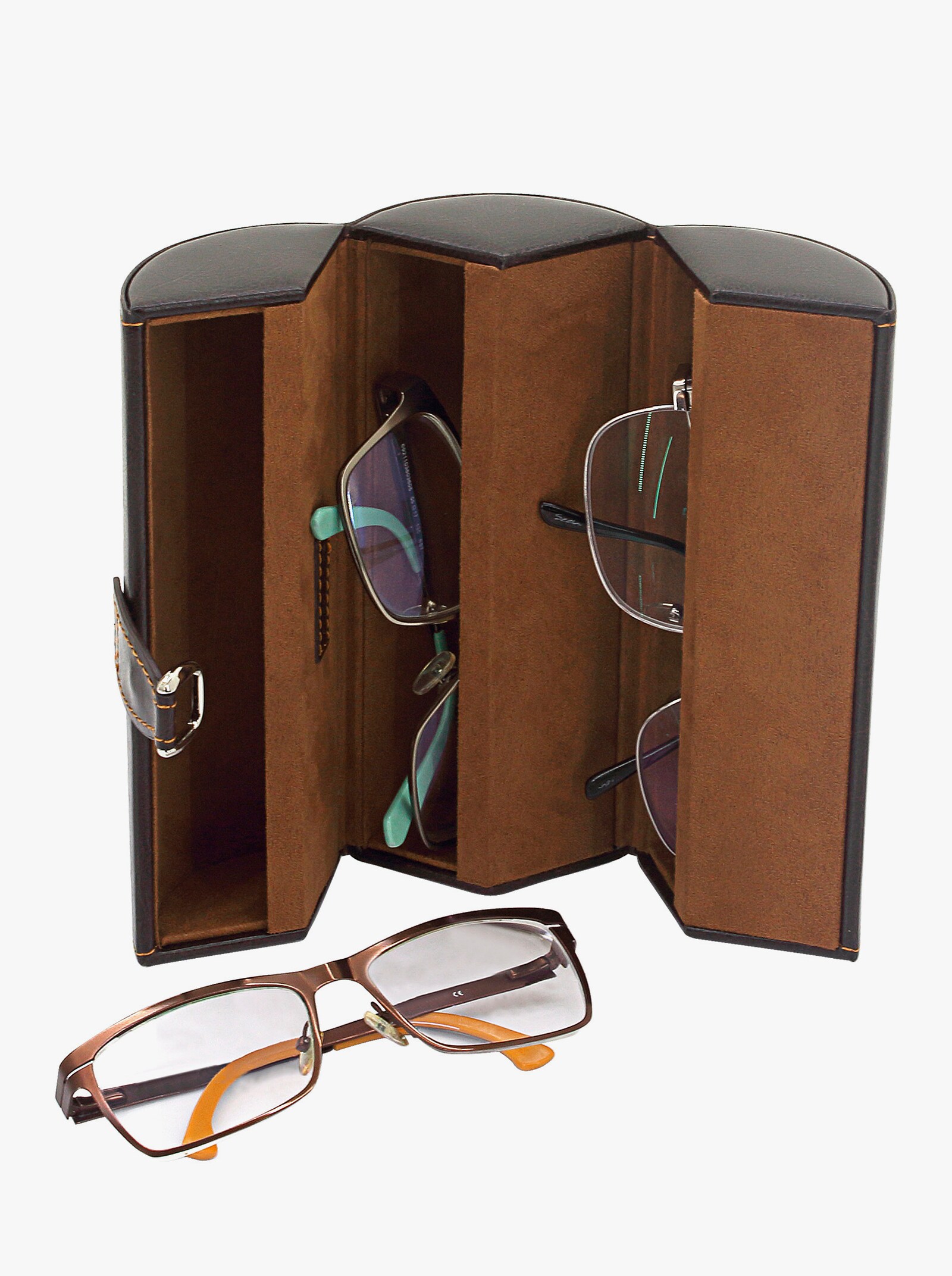 Brillenrolle - braun