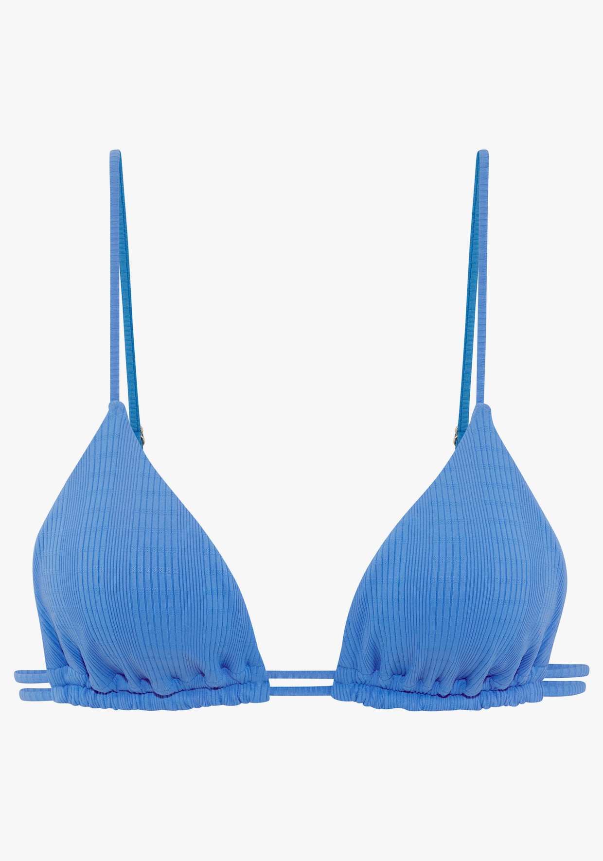 Triangel-Bikini-Top - blau